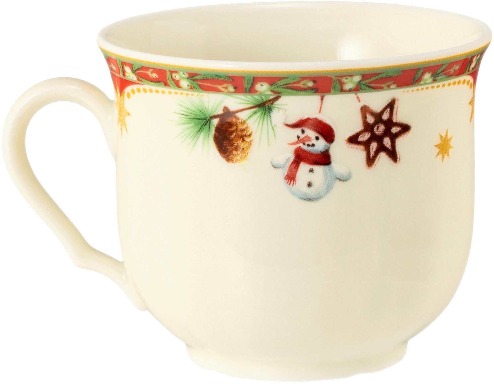 Seltmann Weiden Tasse Marieluise - Weihnachtsnostalgie, 1-tlg., Porzellan, Kaffeeobertasse 0,23 l