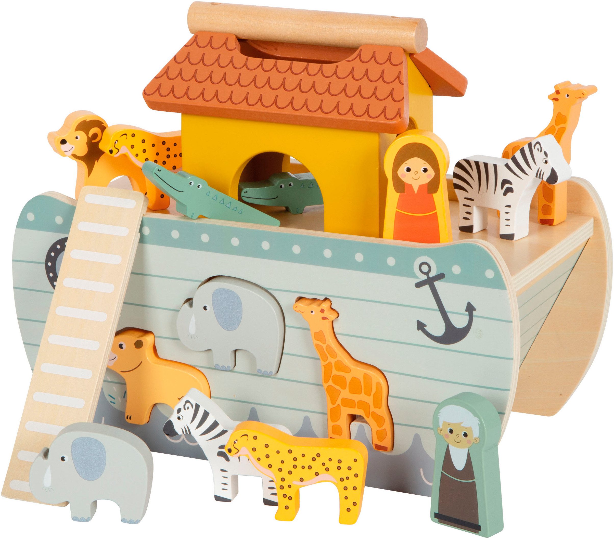 Small Foot Steckspielzeug Steckspiel Arche Noah Safari