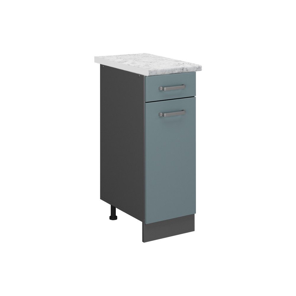 Vicco Unterschrank R-Line, Blau-Grau/Anthrazit, 30 cm günstig online kaufen