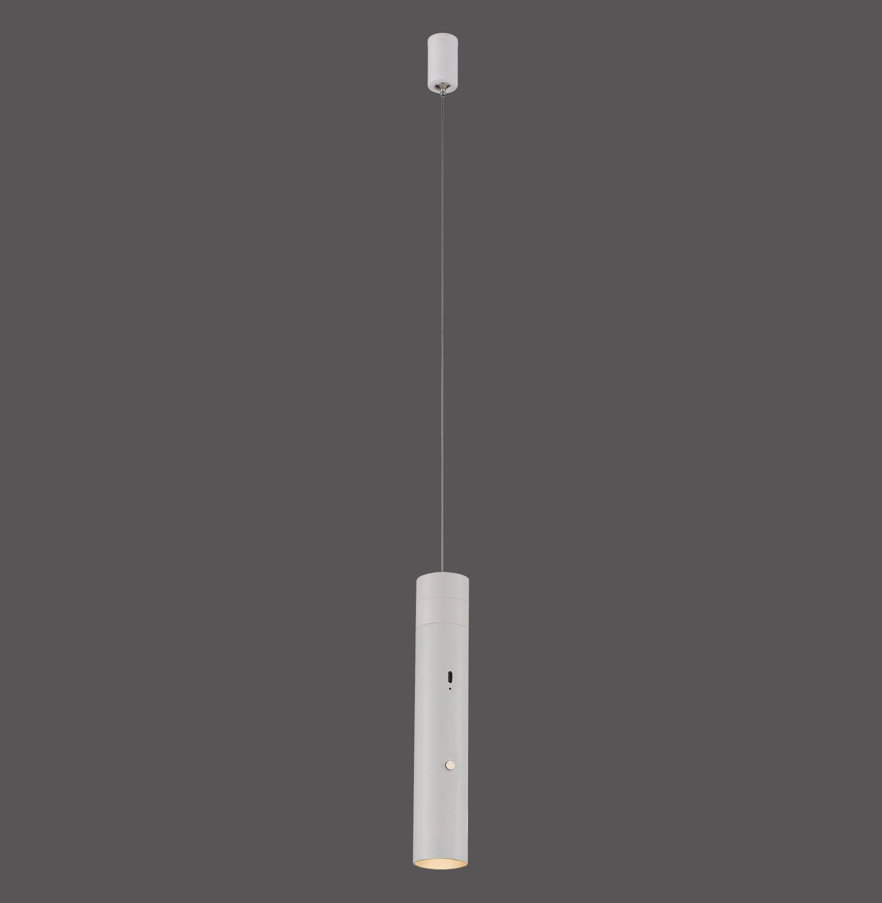 JUST LIGHT Pendelleuchte ATTACH, Dimmfunktion, LED fest integriert, Warmweiß, Akkuleuchte