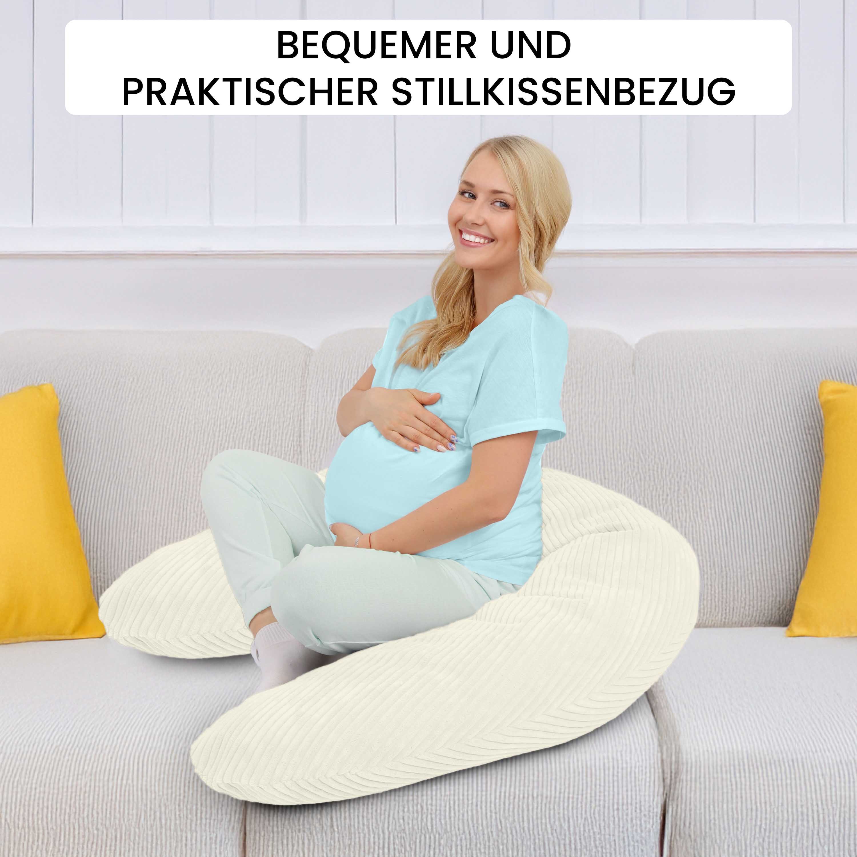 Amilian Stillkissenbezug 170 cm - Kissenbezug für Schwangerschaftskissen, S günstig online kaufen