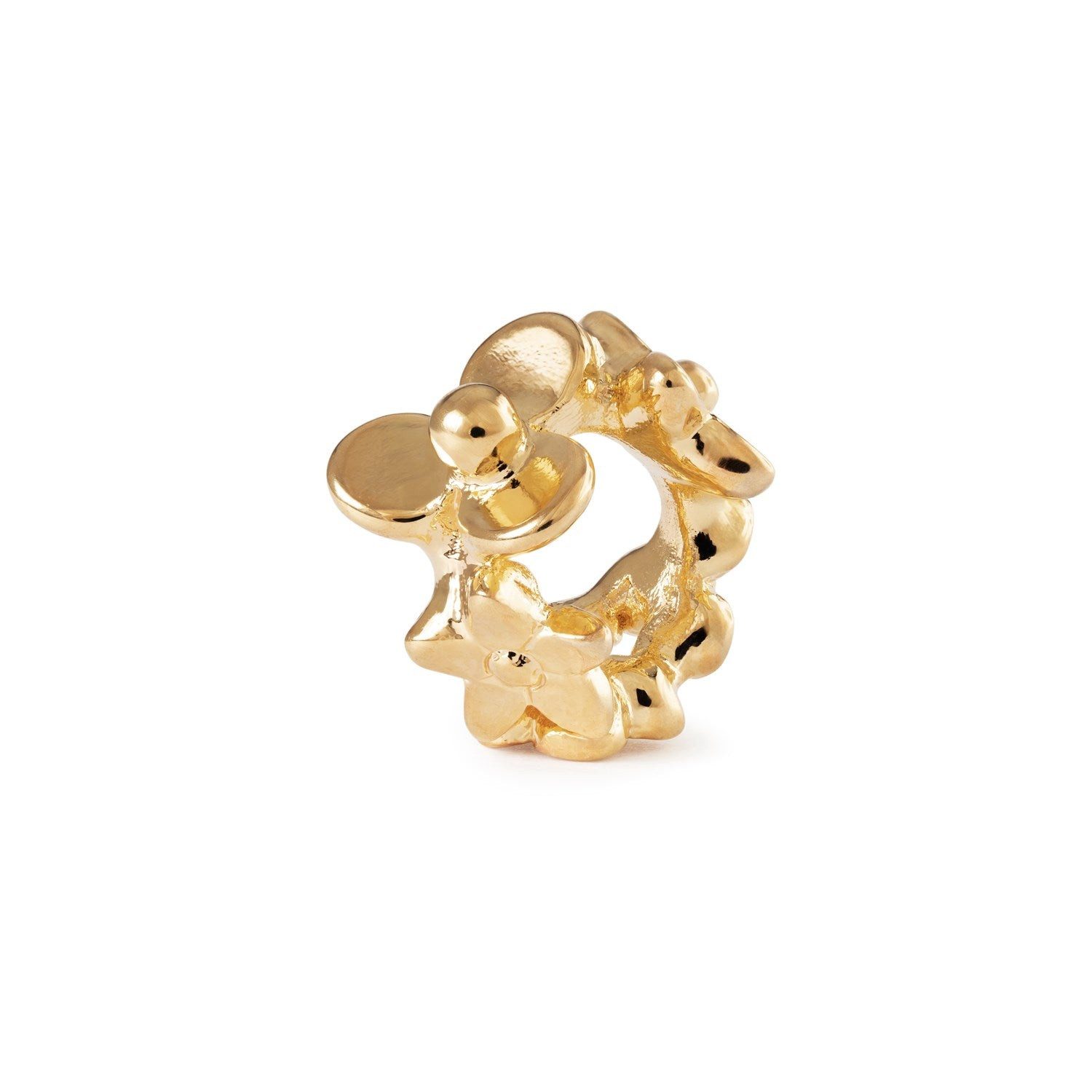 Trollbeads Bead Zarte Blüten, 18k vergoldet, TGPBE-20001