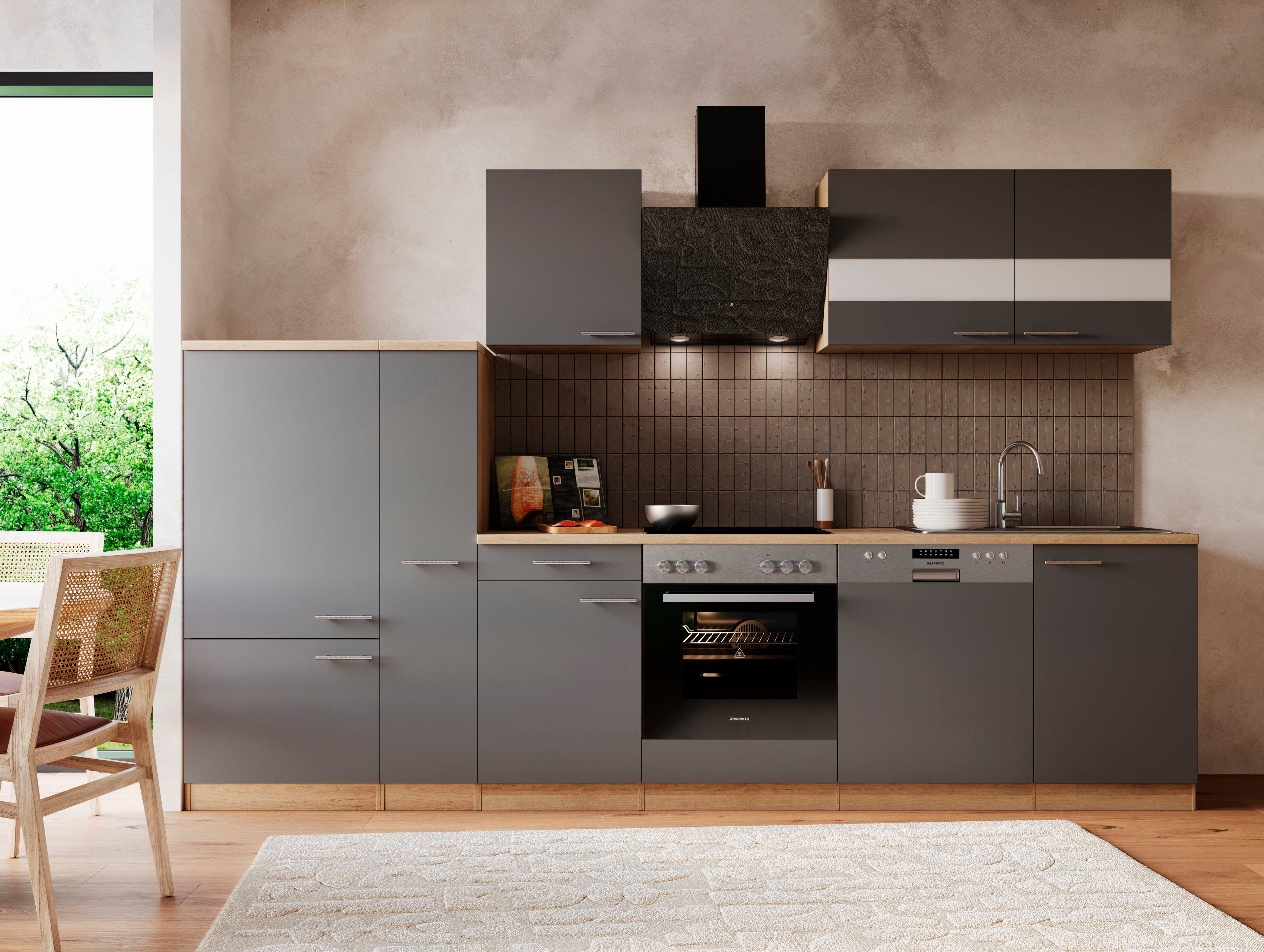 RESPEKTA Küche Merle, Breite 310 cm, günstig online kaufen