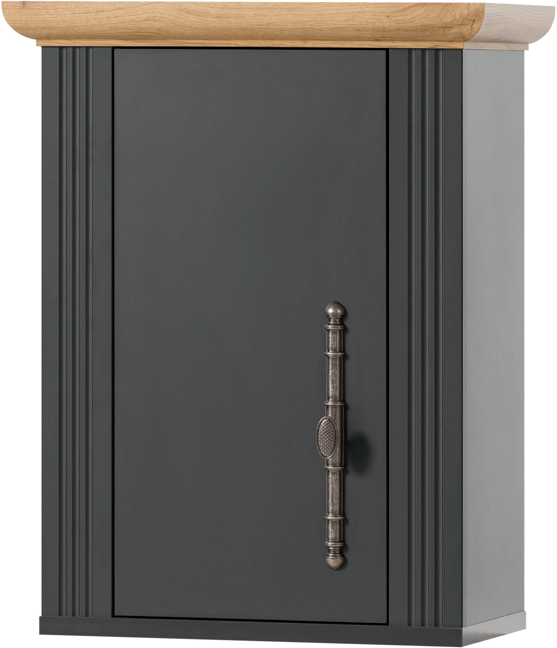 Home affaire Hängeschrank Westminster dunkel by romantischen im 56 cm, Landhausstil, exclusiv Breite Grau