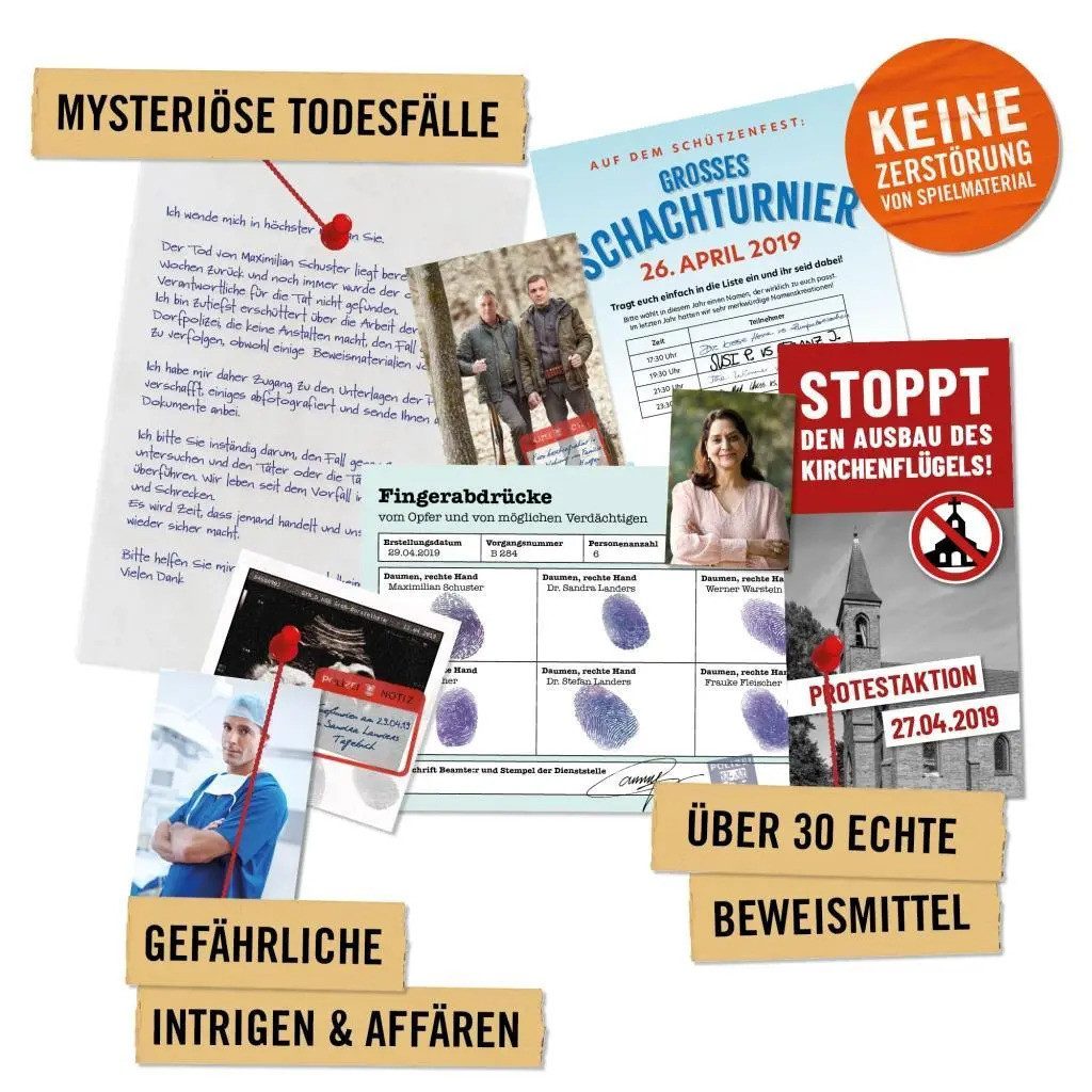 Pegasus Spiele Spiel Hidden Games Tatort: Der Fall Klein-Borstelheim 1.Fall