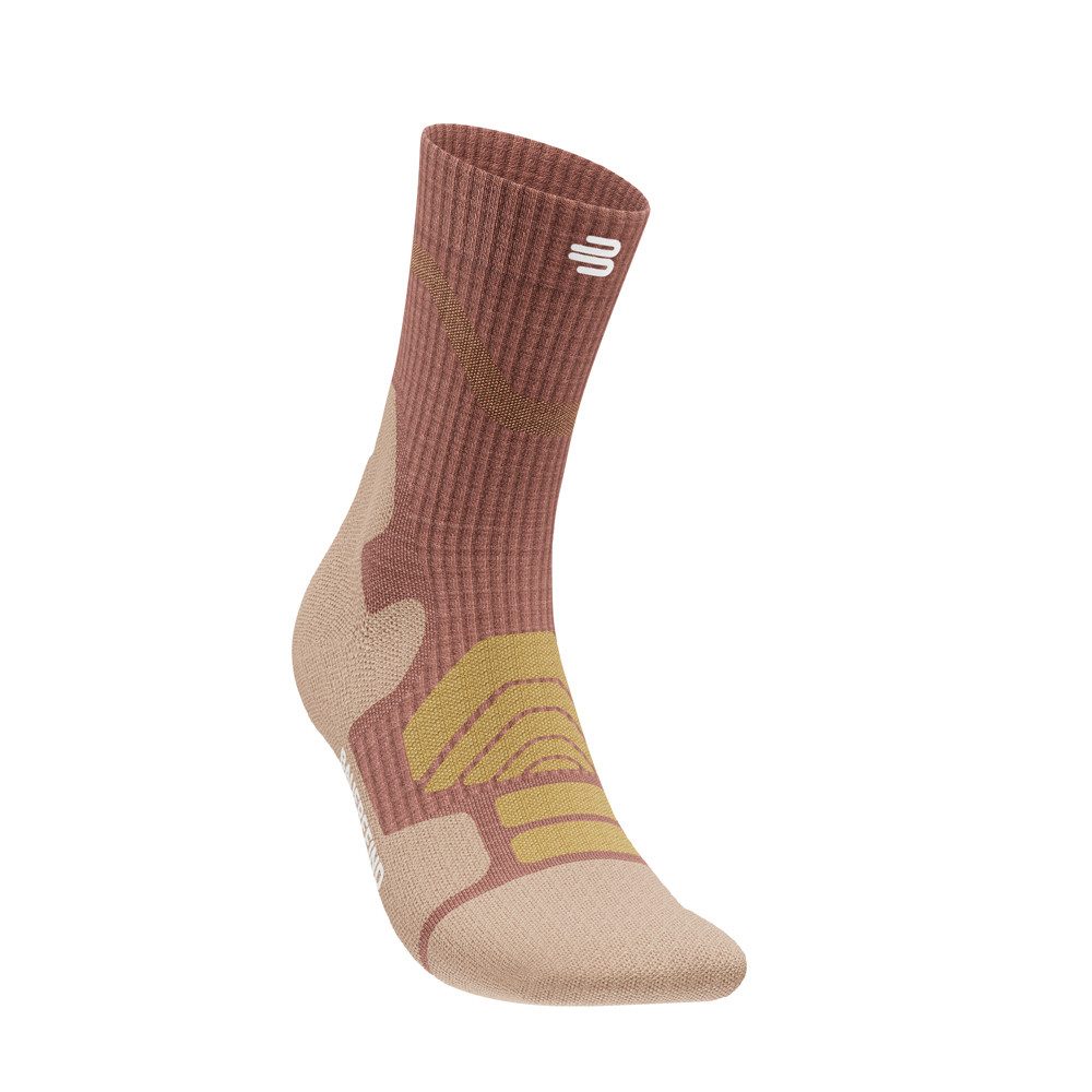 Bauerfeind Sportsocken OUTDOOR MERINO  MID CUT SOCKS mit Unterstützung im Sprunggelenk durch Infinity Zone