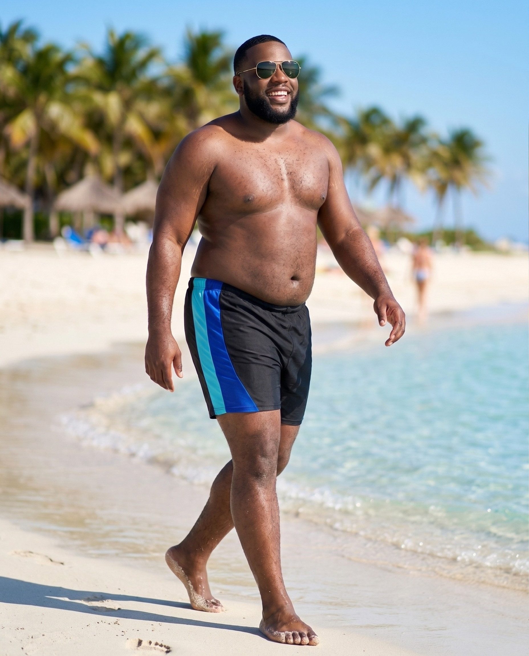 Luvanni Boxer-Badehose Badehose Herren Boxerbadehose in großen Größen Plus Übergrößen Schwimmhose Männer Shorts Hose Boxerbadehose