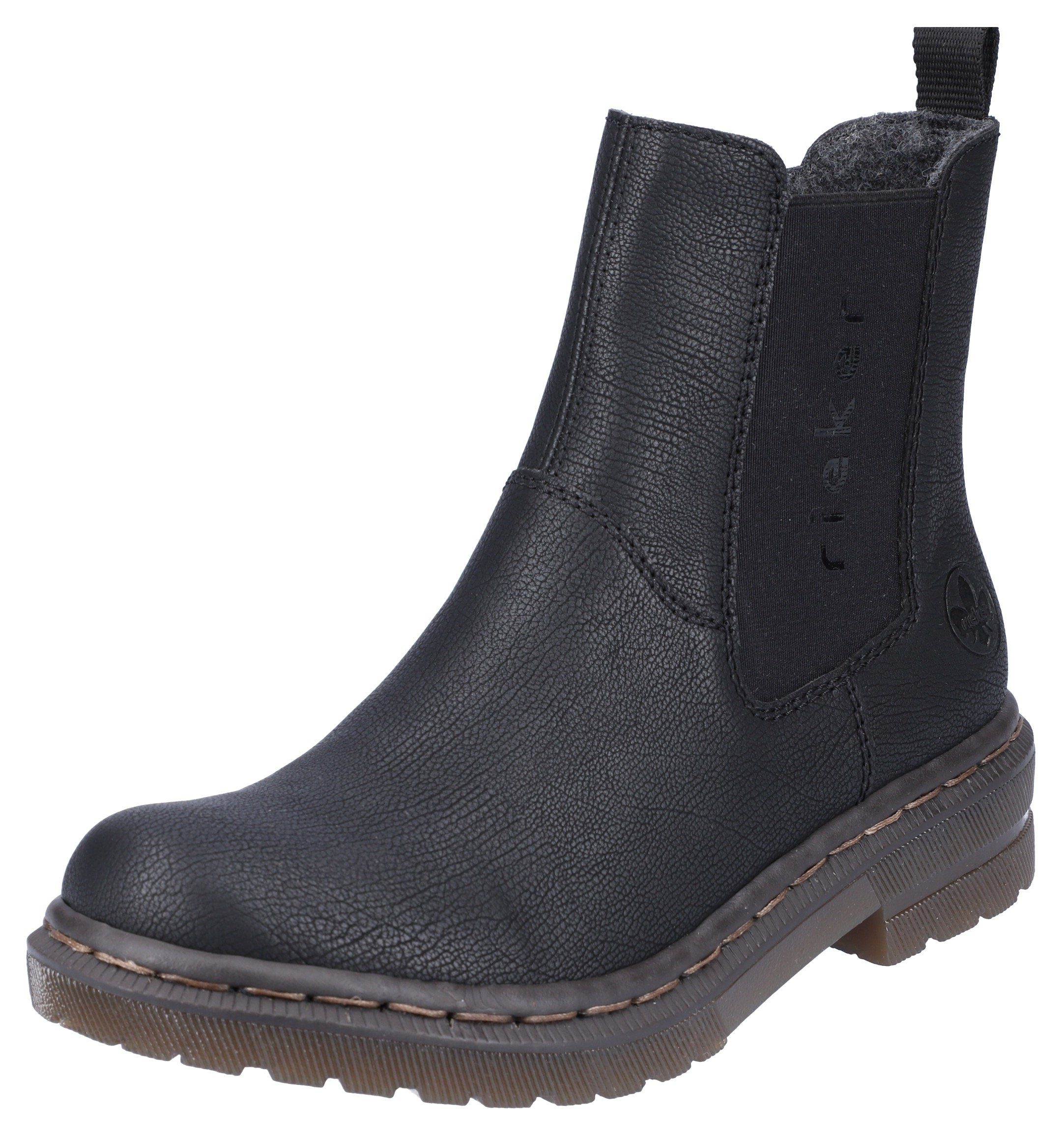 Rieker Chelseaboots mit Logoschriftzug am Stretcheinsatz | Chelsea-Boots