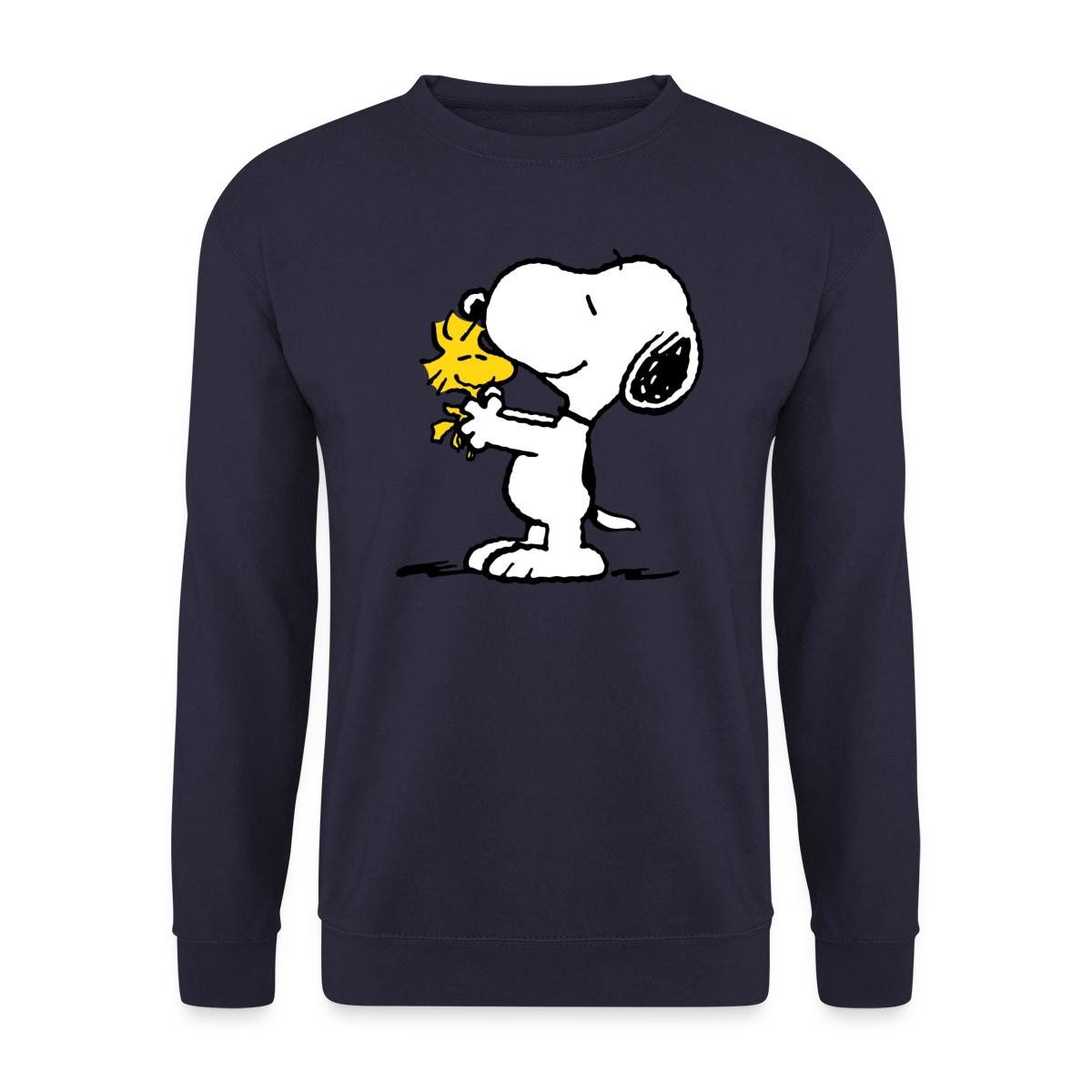 Spreadshirt Sweatshirt Peanuts Snoopy Und Woodstock Unisex Pullover (1-tlg)