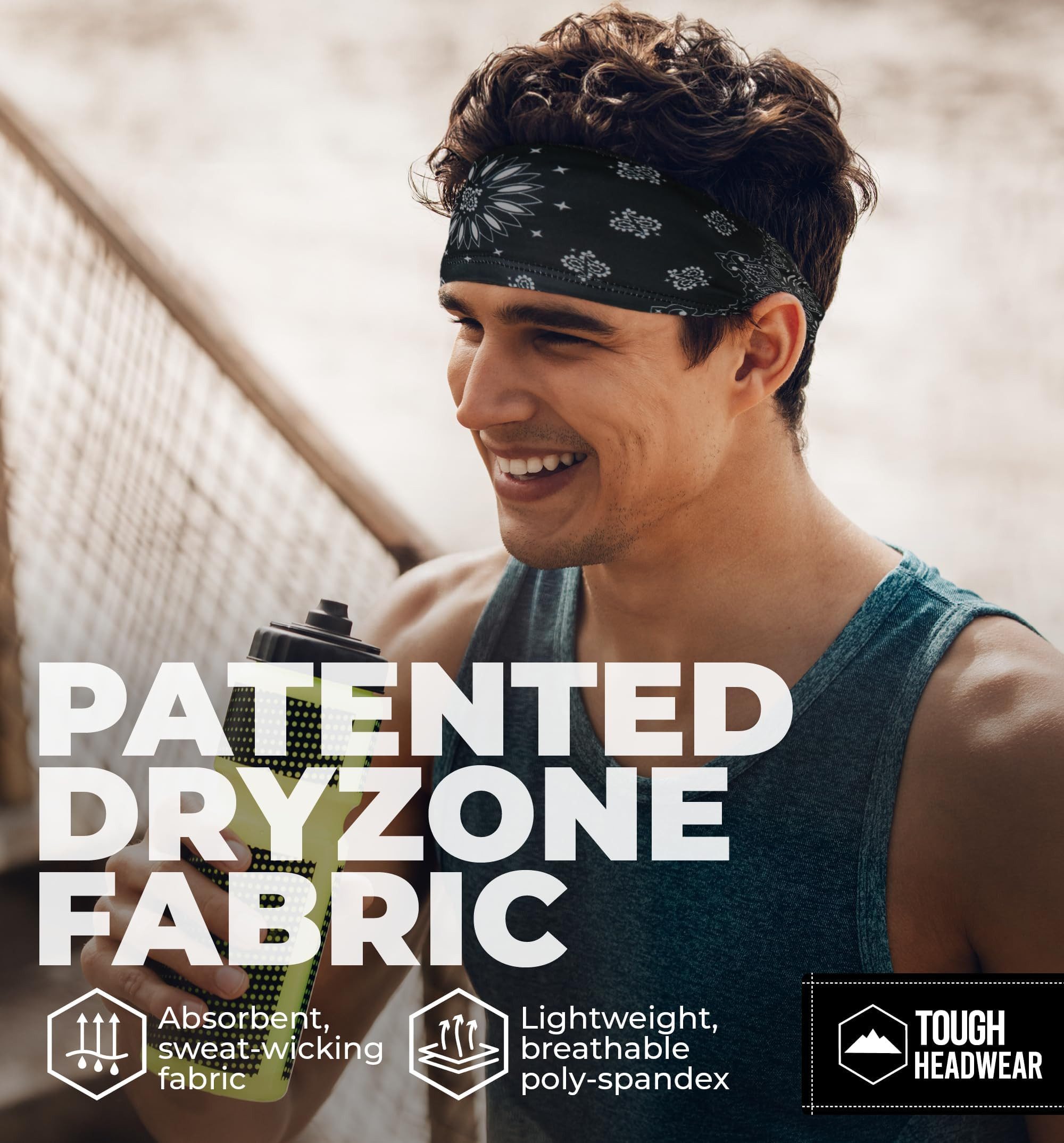 Tough Outfitters Stirnband Schweißband Stirn Laufen günstig online kaufen