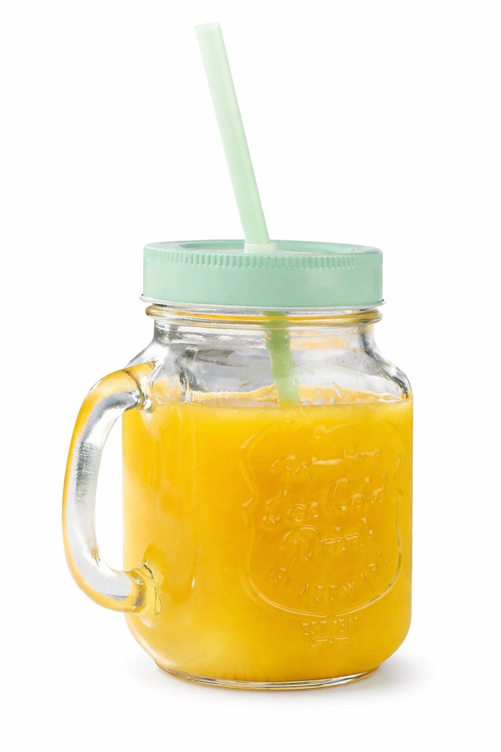 HI Gläser-Set Glas Trinkglas 2er Set mit Strohhalm und Deckel Smoothies Säfte, Material: Glas, Metall, Kunststoff