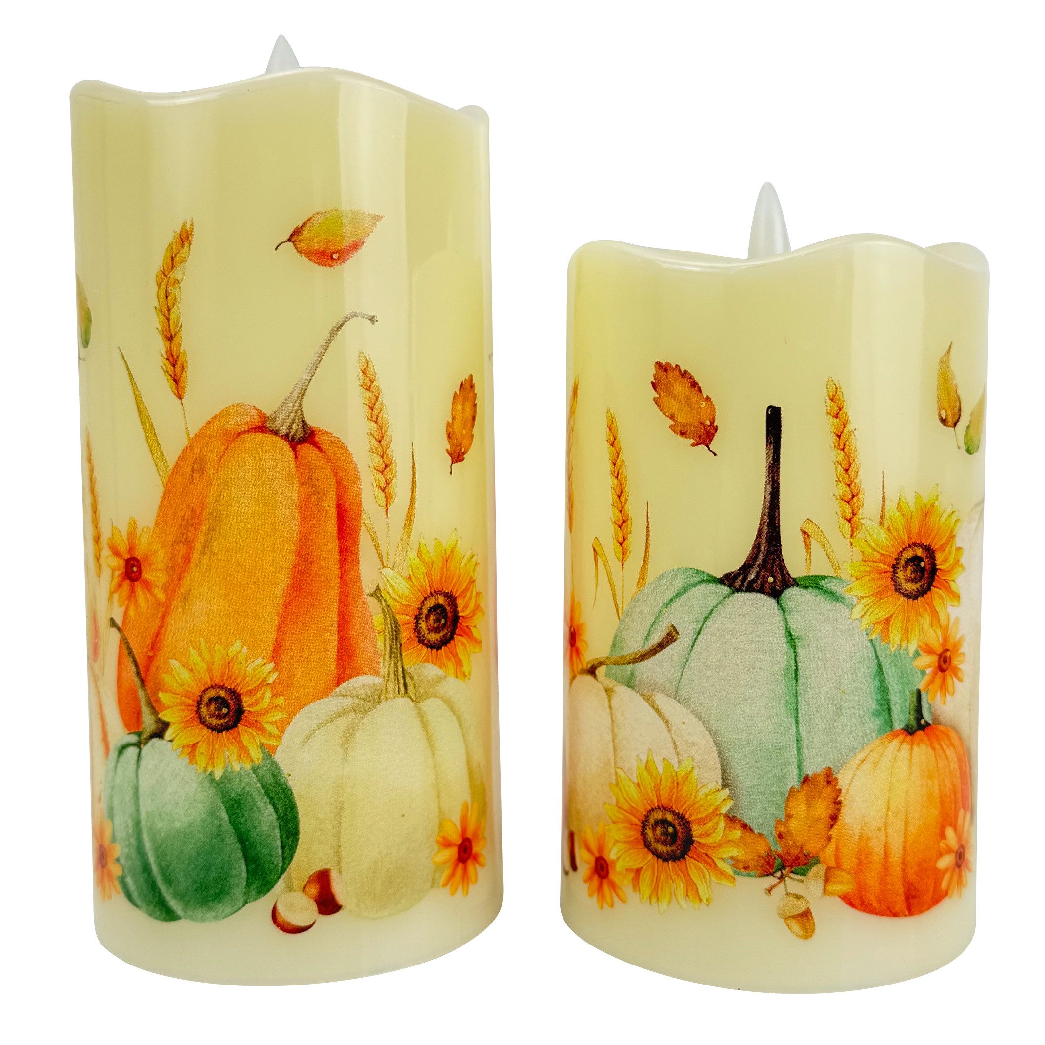 Online-Fuchs LED-Kerze 2 LED-Motivkerzen mit Funkellichtern (Filament Stil) günstig online kaufen