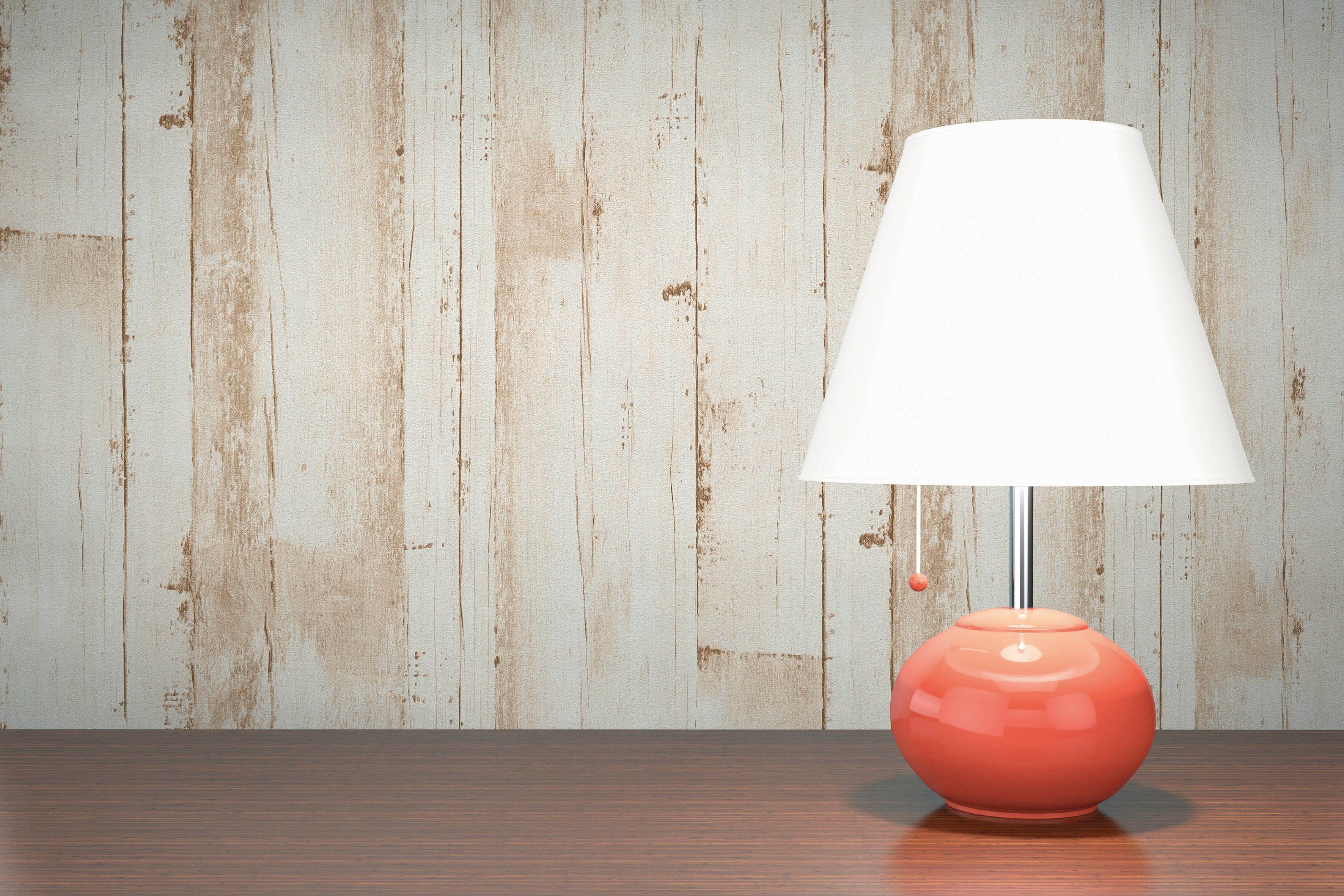 A.S. Création Vliestapete Natural Living Holztapete, leicht strukturiert, gemustert, matt, neutral, (1 St), PVC-Frei ressourcenschonend skandinavische Tapeten Wohnzimmer
