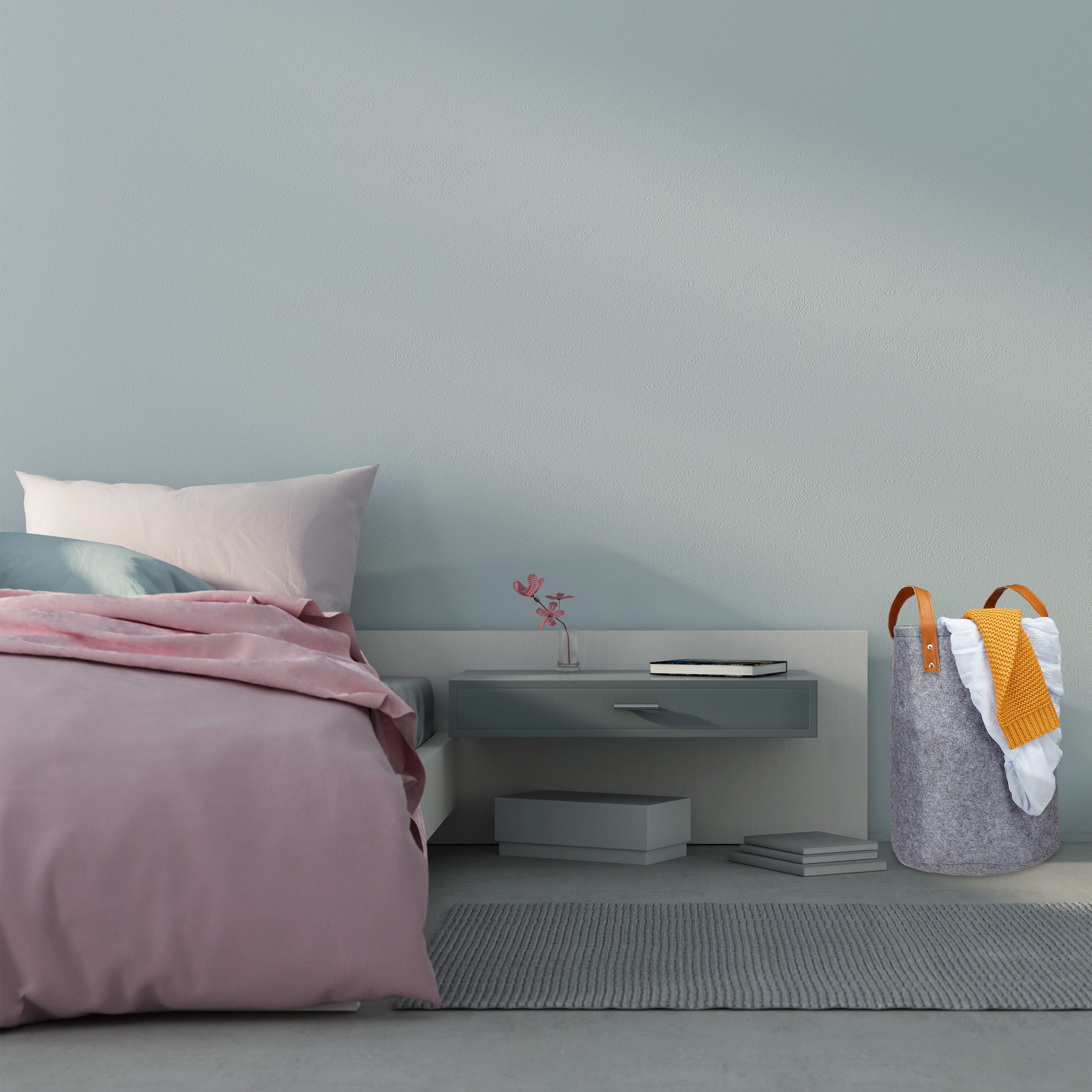 relaxdays Wäschekorb Filz tragbar, Anthrazit günstig online kaufen