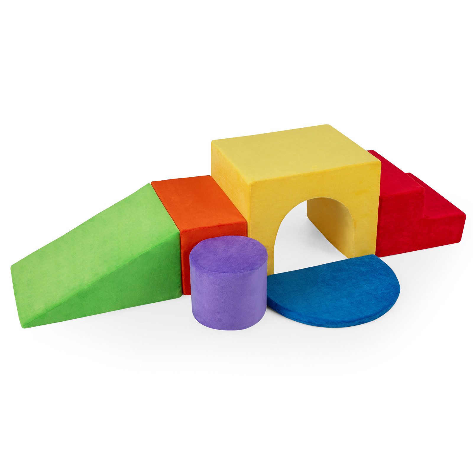 COSTWAY Spielbausteine, (6 St), 6 tlg. Schaumstoff Bausteine, Softbausteine zum Klettern