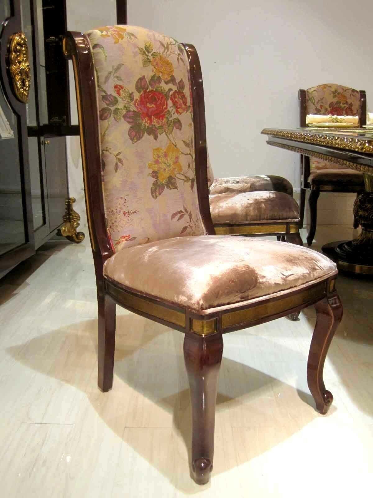 JVmoebel Stuhl, 8x Klassisches Stuhl Set Polster Sitz Stühle Garnitur Holz