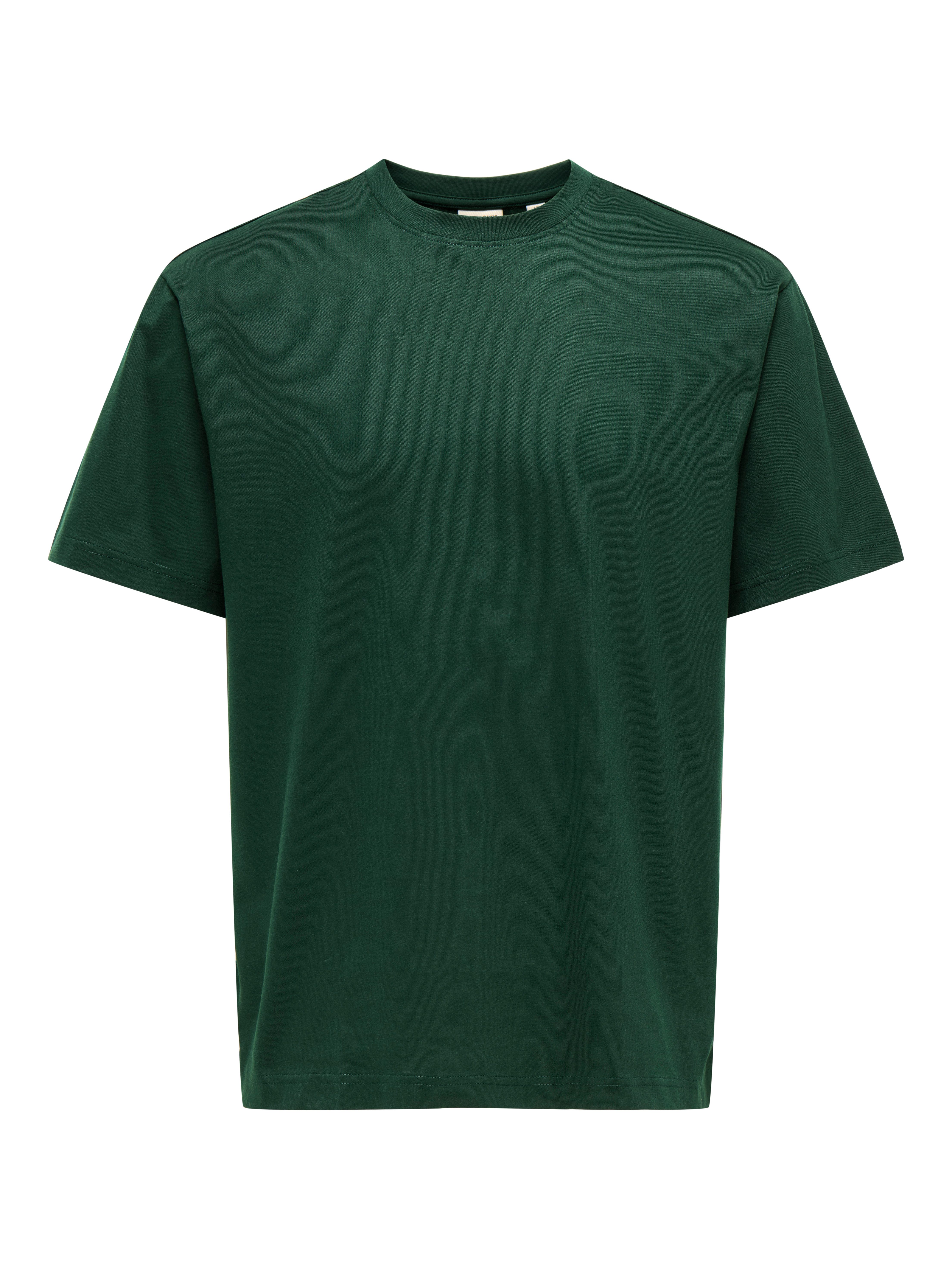 ONLY & SONS Rundhalsshirt ONSFRED RLX SS TEE Baumwolle, relaxed fit