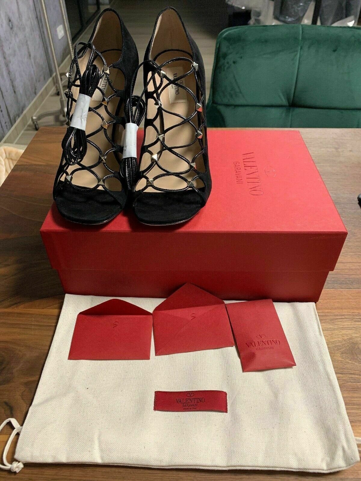 Valentino VALENTINO GARAVANI ROCKSTUD STUDDED NIETEN PUMPS HIGH HEELS SHOES SCHU Pumps