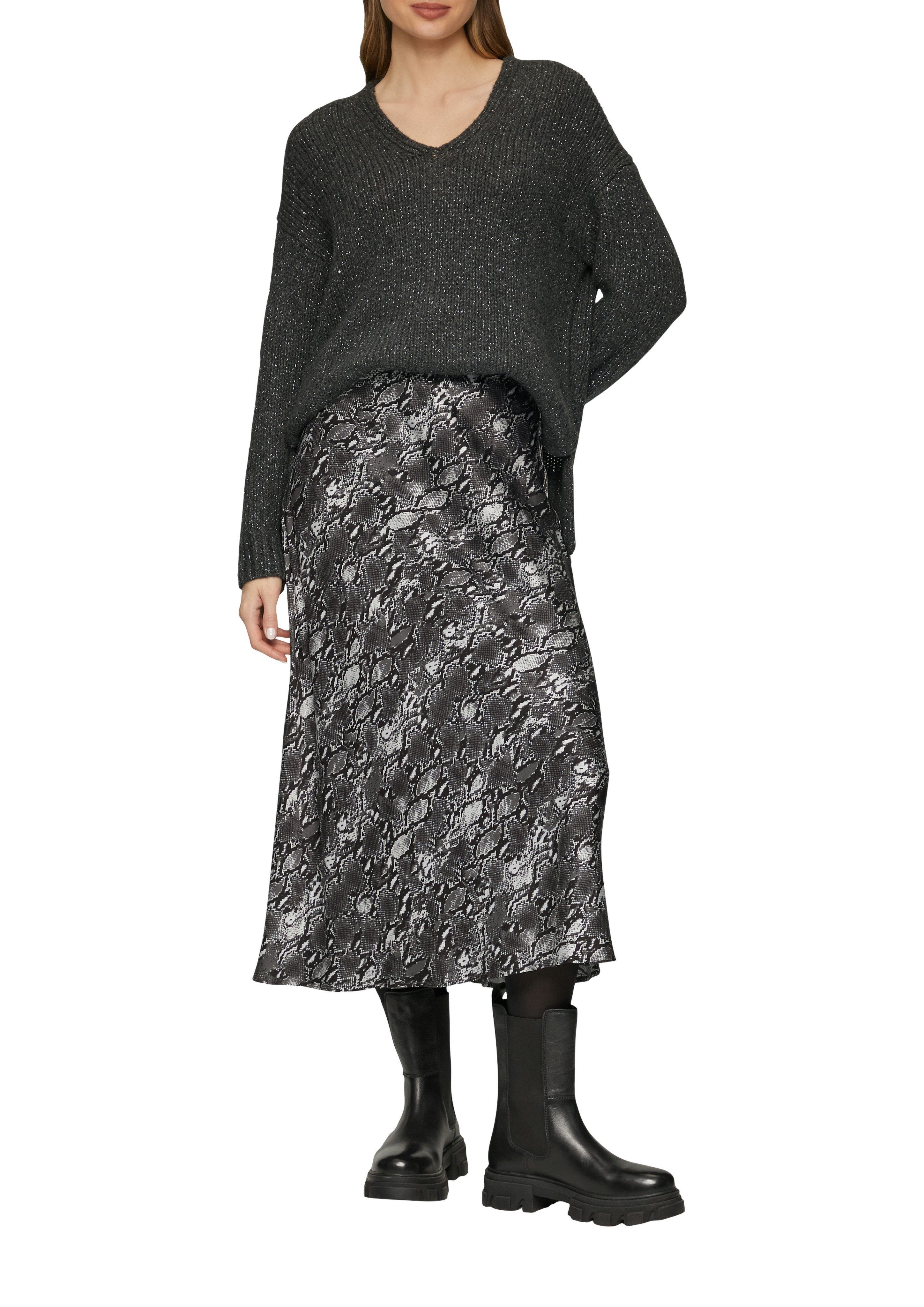 s.Oliver Maxirock mit trendy Animal-Muster günstig online kaufen