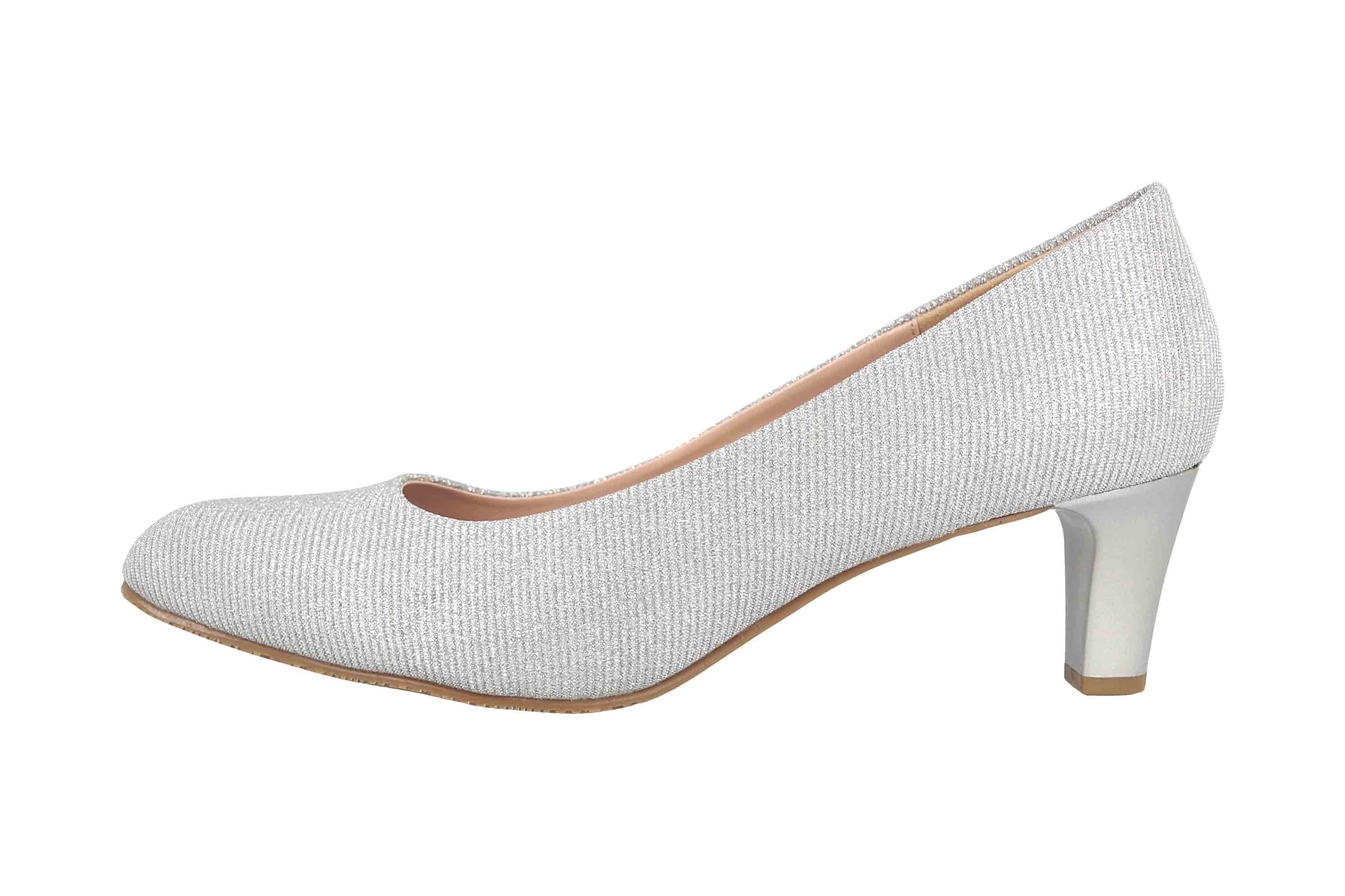 LadyPepp 2GY0211501 Silver Glitter Textile Pumps günstig online kaufen