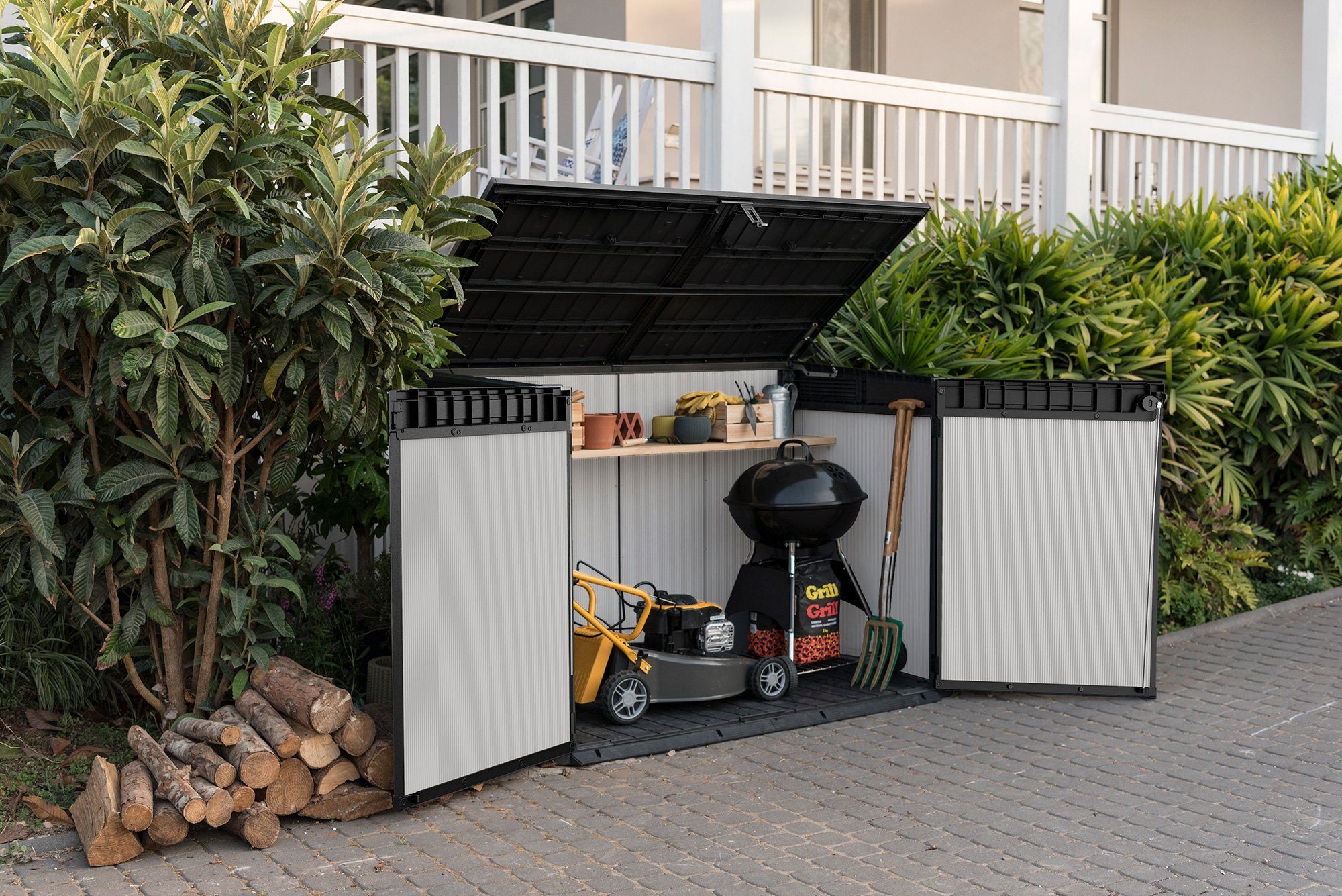 Keter Mülltonnenbox Ondis24 Keter Grande Store XXL Fahrradbox 2020