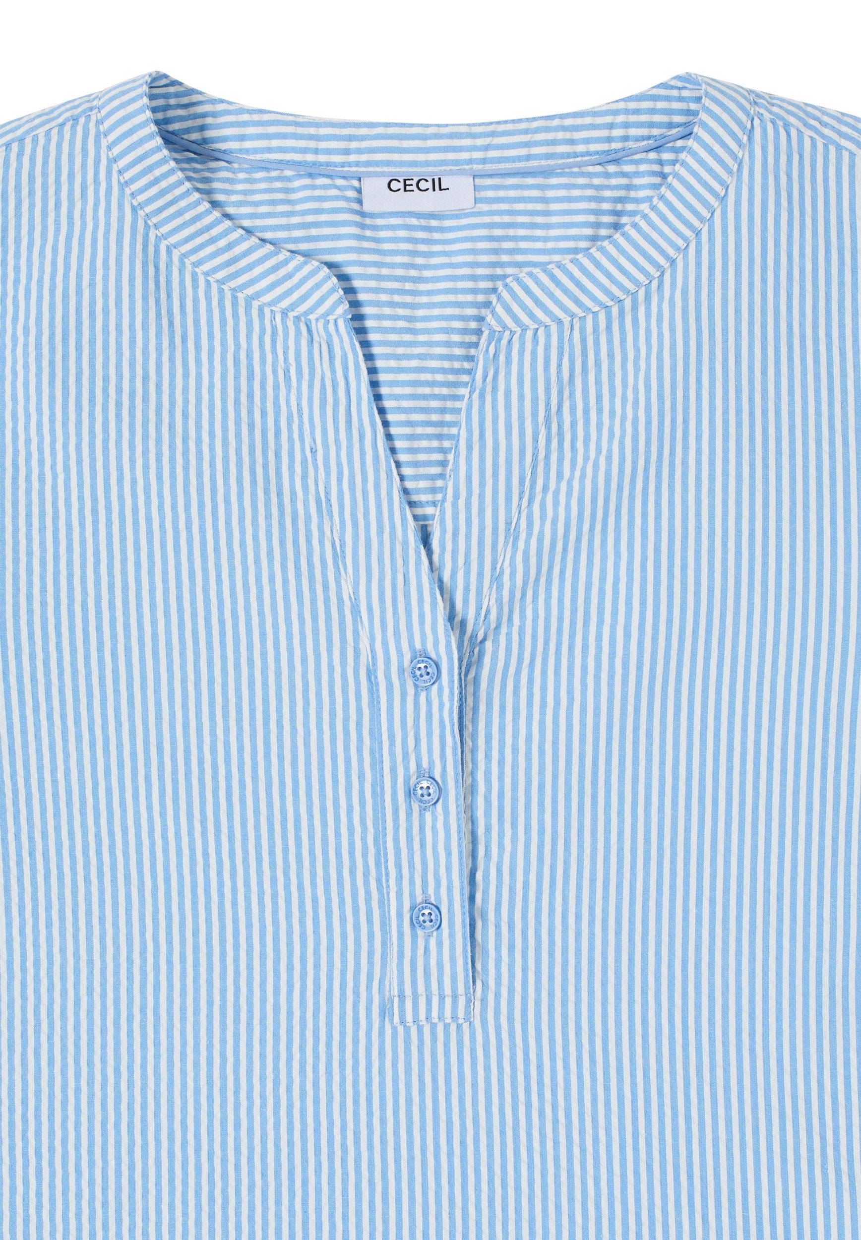 CECIL Langarmbluse Seersucker Stripe Blouse günstig online kaufen