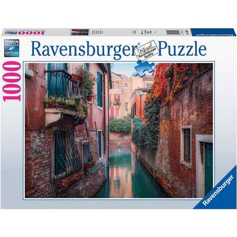 Ravensburger Puzzle Herbst in Venedig, 1000 Puzzleteile, Made in Germany, FSC® - schützt Wald - weltweit