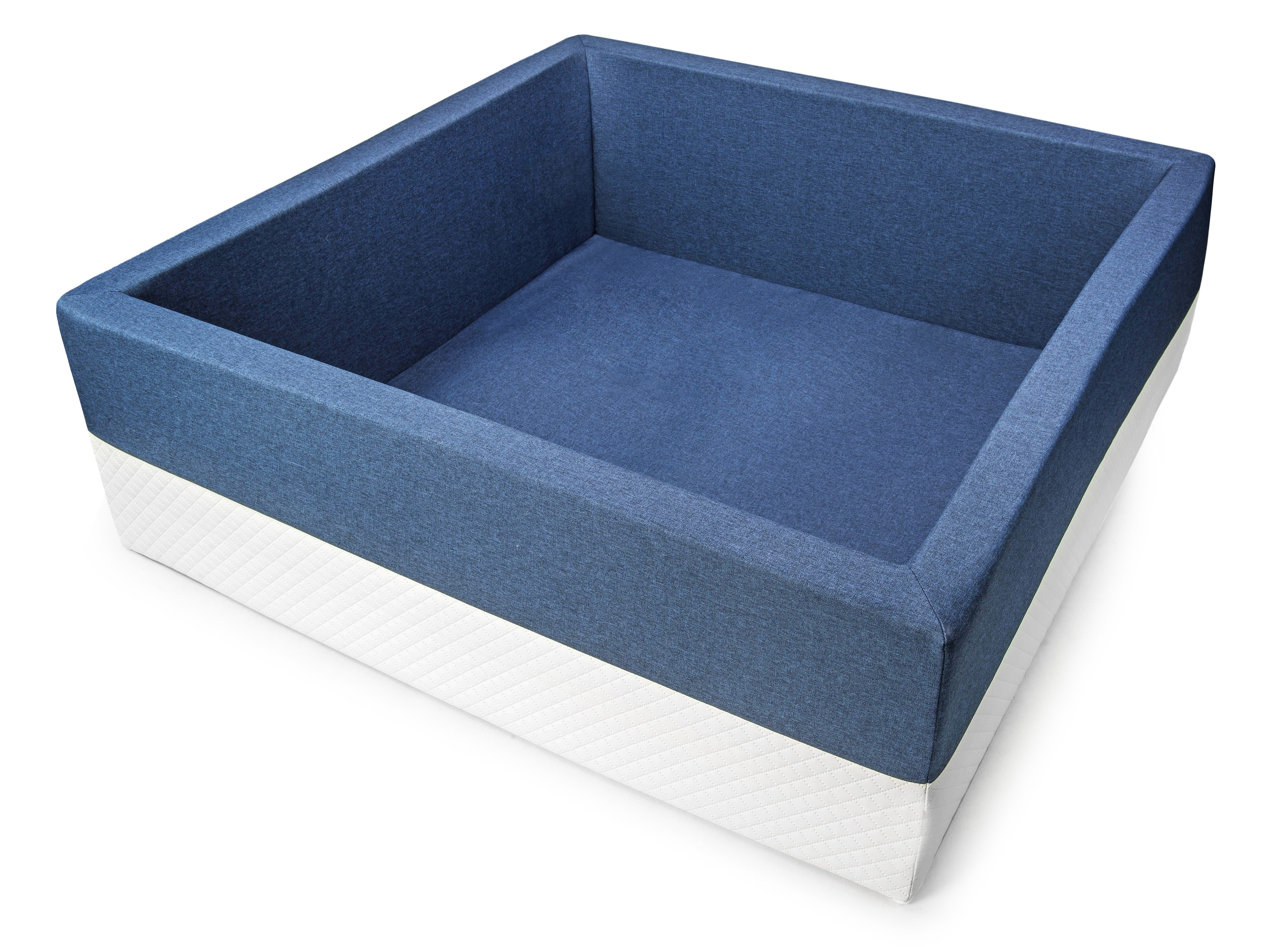 Rainbow Kids Мячиbad XXL Luxus Мячиbad Мячиpool Spielbecken 120x120x40 ohne Мячи, Made in Europe