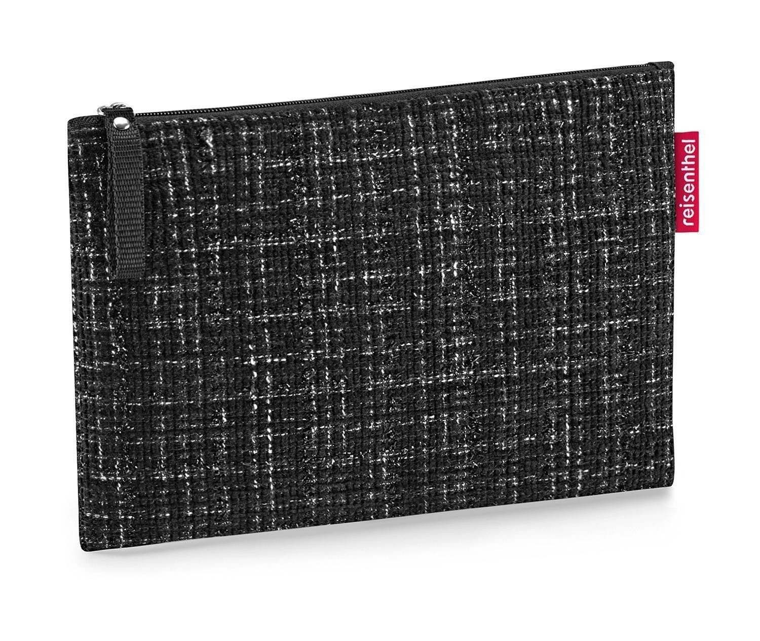 REISENTHEL® Kulturbeutel CASE BOUCLE BLACK, Schwarz, Polyester (1-tlg), mit Reißverschluss, B 24 x H 17 x T 1 cm