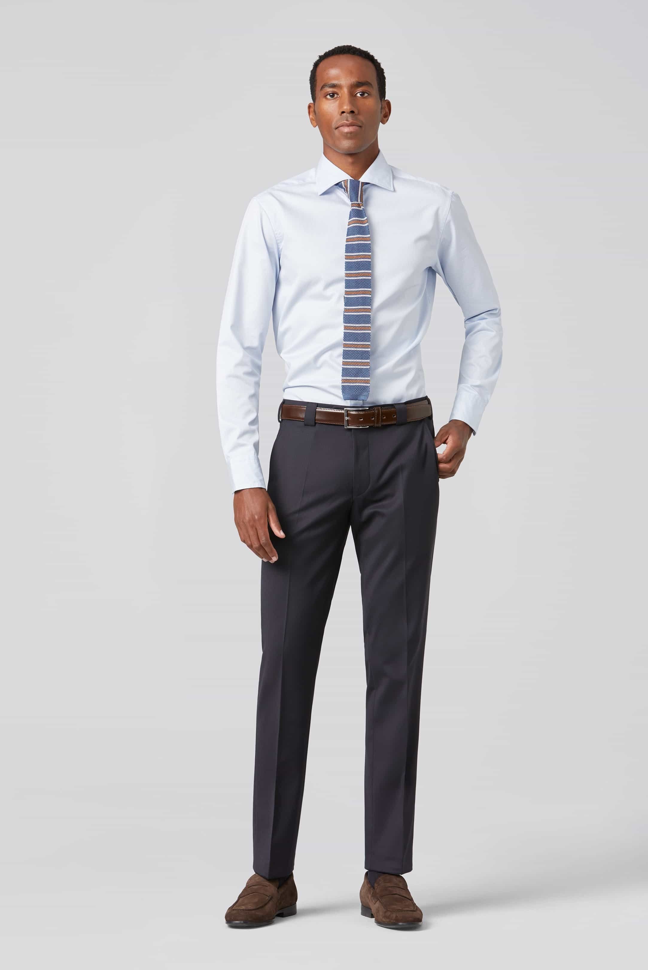 MEYER 5-Pocket-Jeans MEYER ROMA marine gabardine 9-288.19 - Konfektionsgrößen/Übergrößen