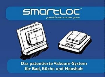 Smartloc Badregal Duschrack: Bohrungsfreies Edelstahl Badregal, Rostfrei