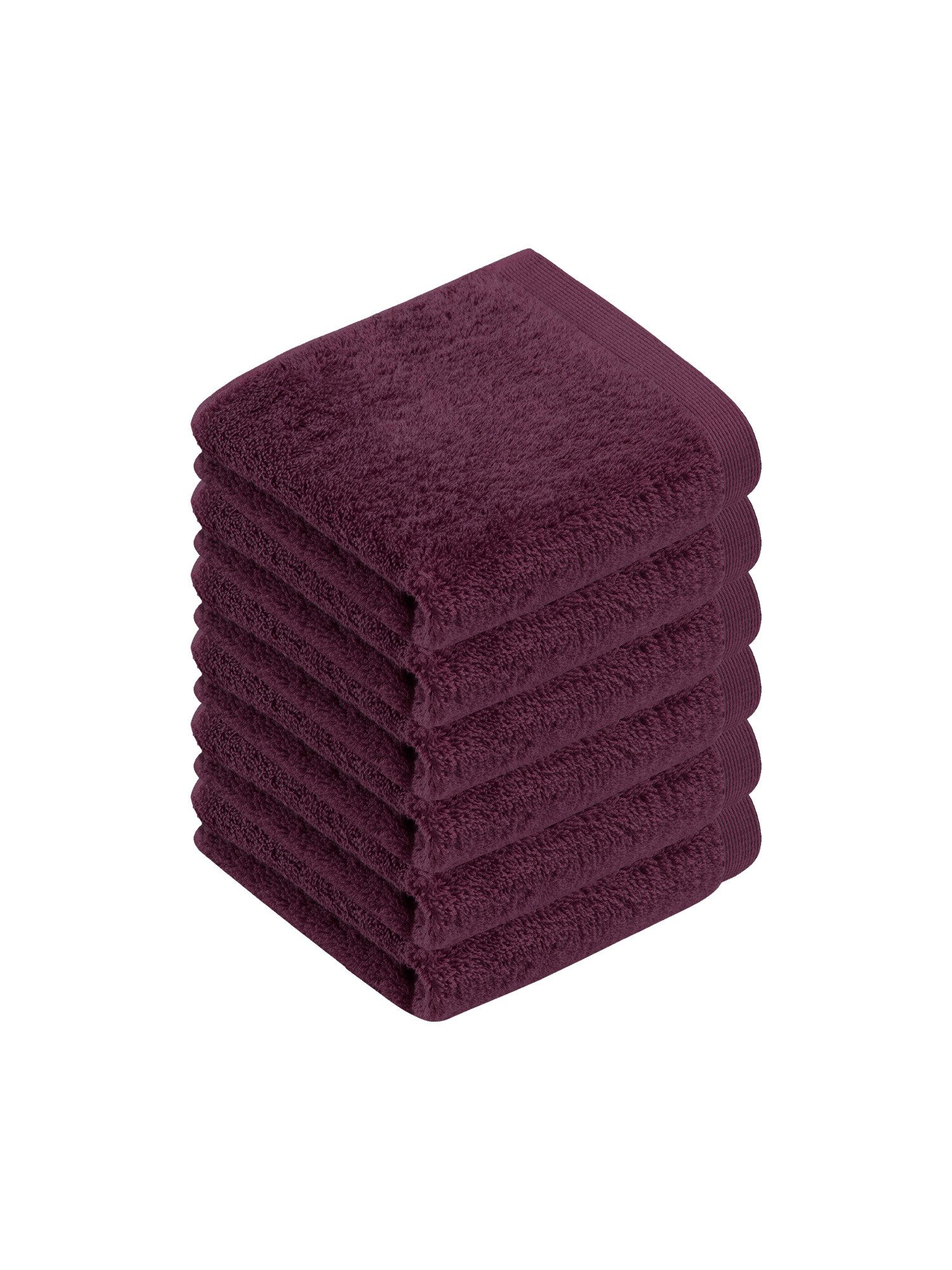 Vossen Gästehandtücher 6er Pack Gästetuch 40 x 60 cm High Line, Webfrottier (Spar-Set, 6-St)