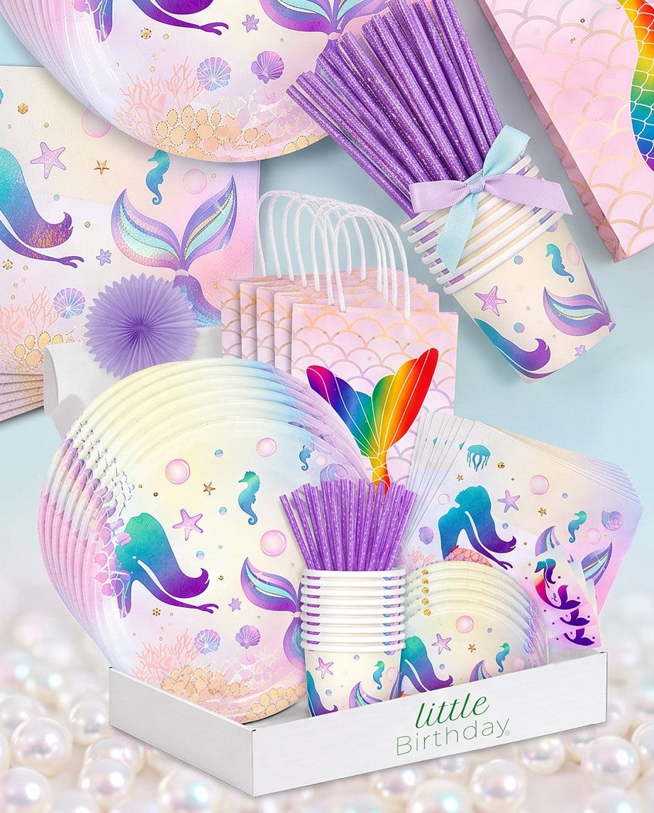 little Birthday Papierdekoration Party Set für Geburtstag oder Party