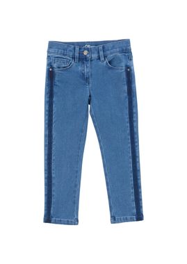 s.Oliver Stoffhose Jeans Kathy / Regular Fit / Mid Rise / Slim Leg Galonstreifen, Waschung