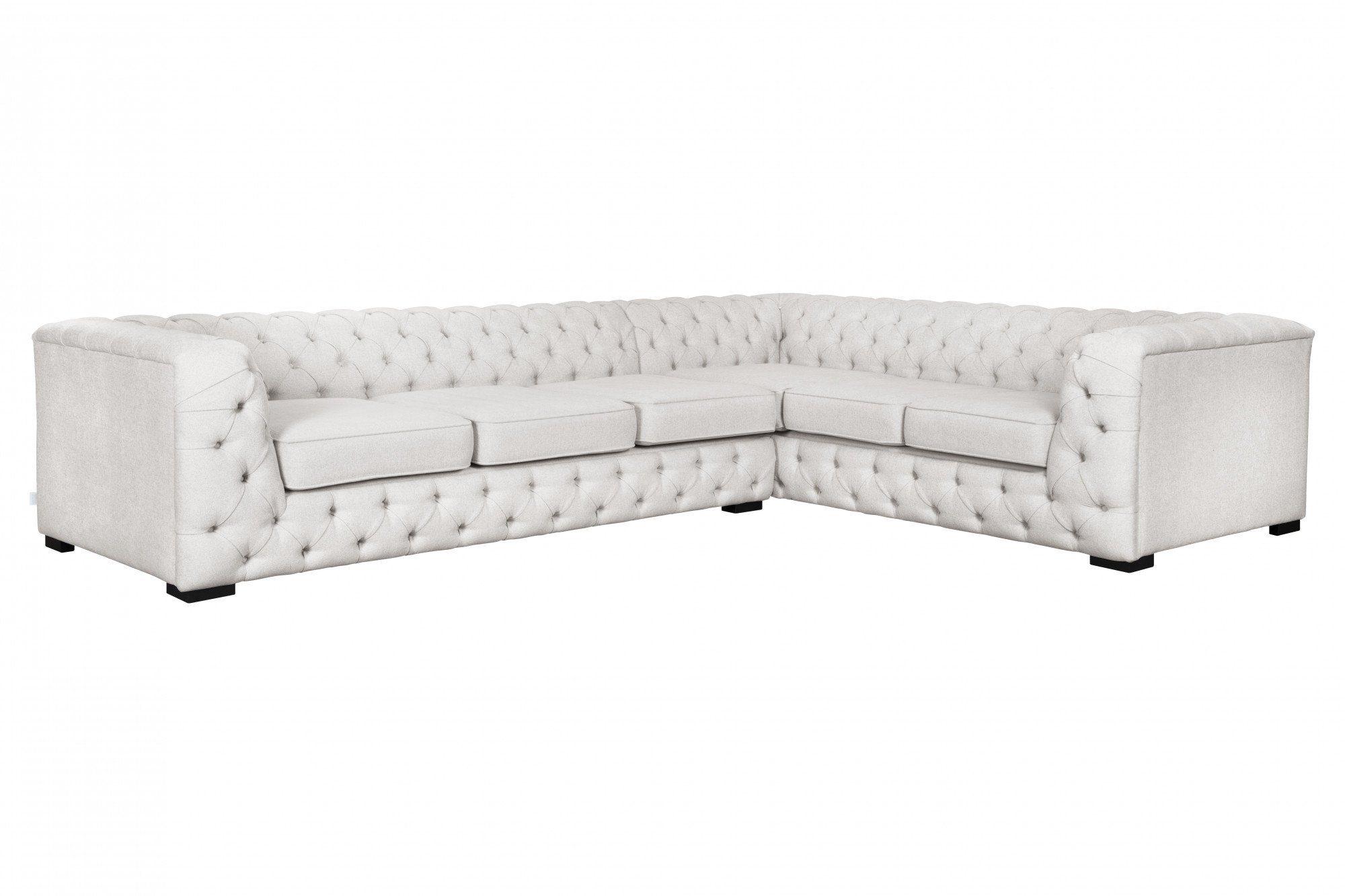 Home affaire Chesterfield-Sofa KALINA L-Form, hochwertig günstig online kaufen
