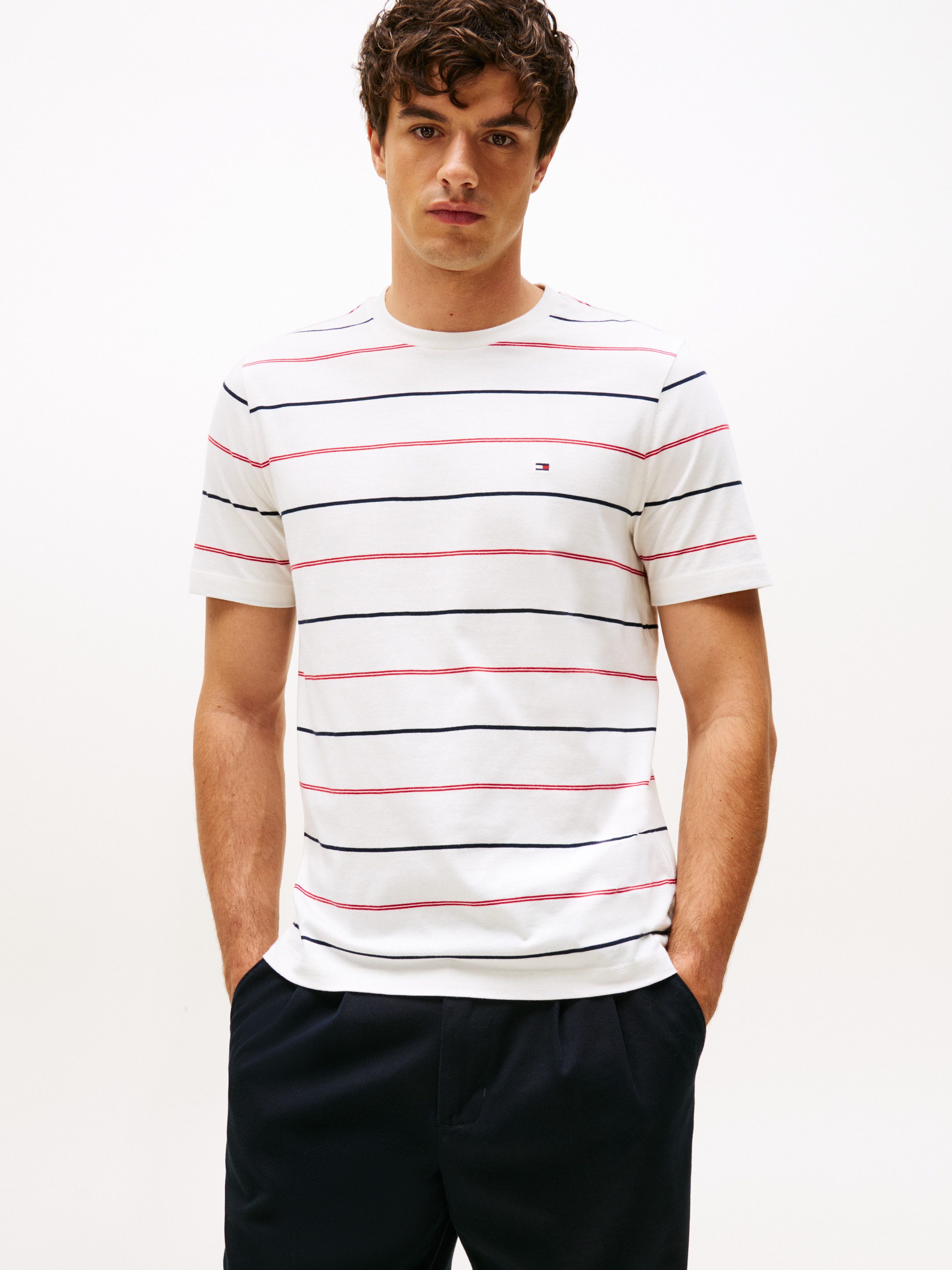 Tommy Hilfiger T-Shirt SEASONAL STRIPE Regular günstig online kaufen
