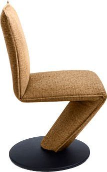 Drehstuhl Drive, Drehteller Komfort Sitzschale, mit schwarz & federnder Struktur Wohnen in Stuhl Metall K+W