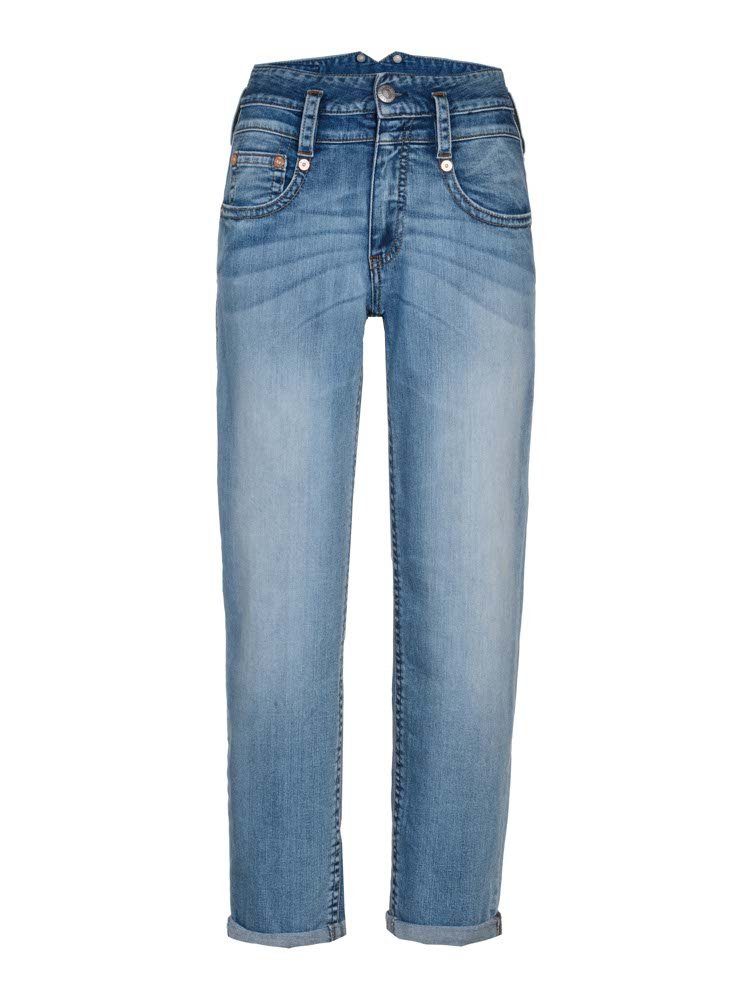 Herrlicher Stretch-Jeans HERRLICHER PITCH Hi Tap Organic Denim faded blue 5564-OD100-666