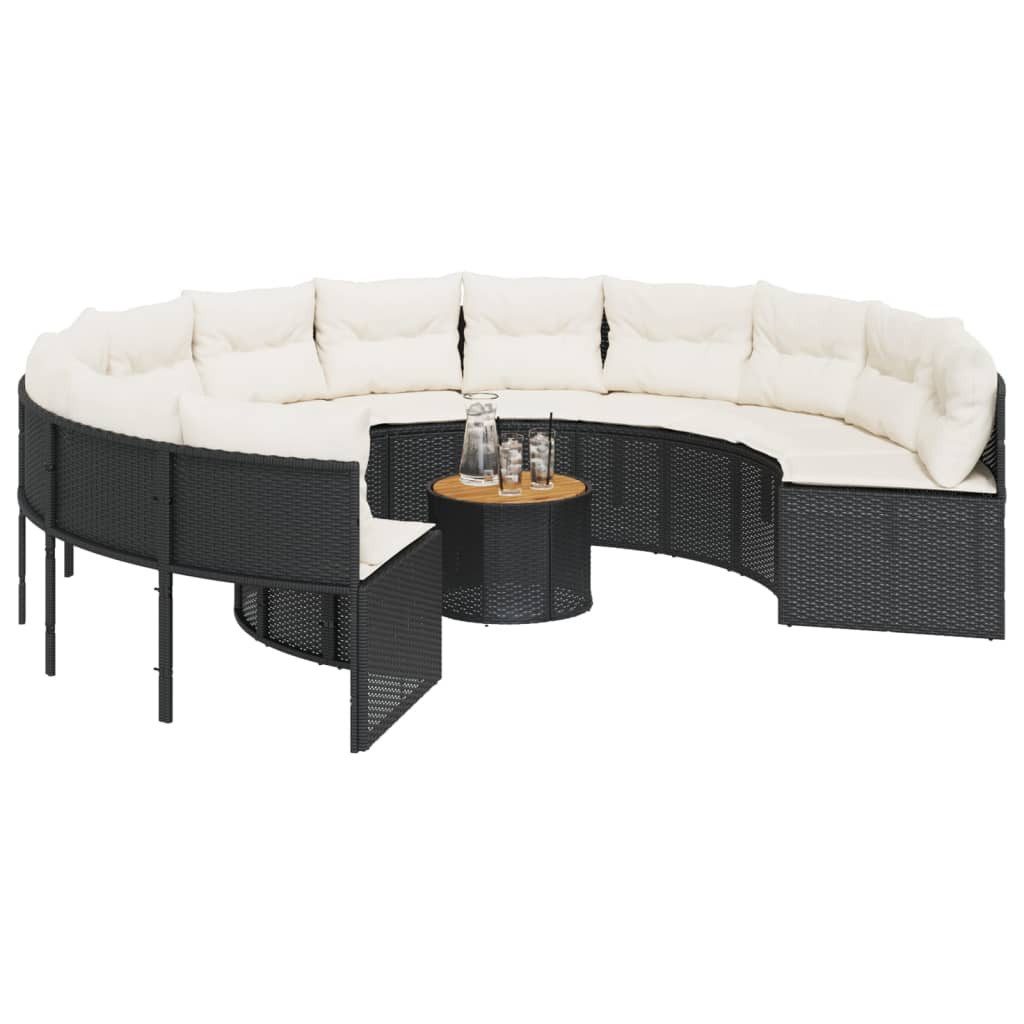 vidaXL Loungesofa Gartensofa mit Tisch und günstig online kaufen
