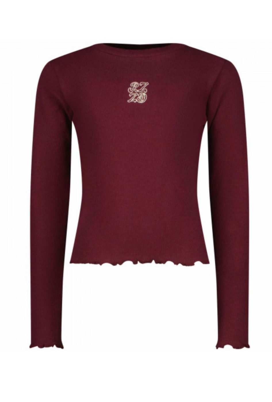 Raizzed Langarmshirt Mädchen Langarmshirt Rippoptik aus Baumwolle mit Stretch