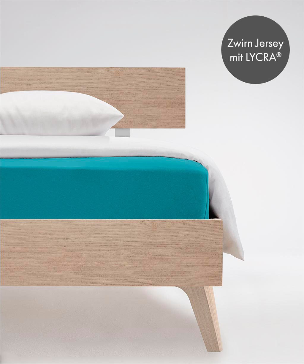 fleuresse Spannbettlaken Comfort, Jersey-Elasthan, Gummizug: rundum, (1 Stü günstig online kaufen