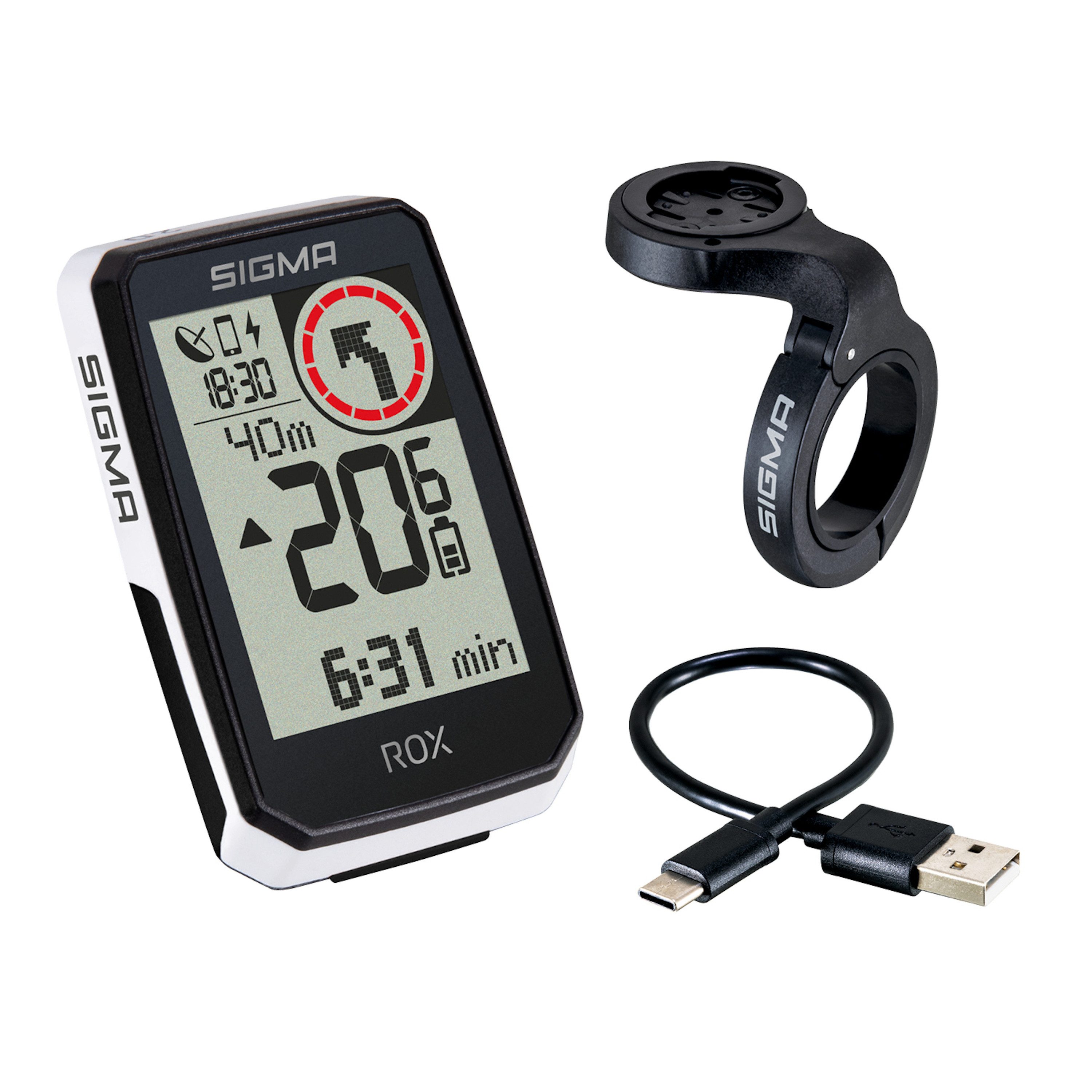 SIGMA Fahrradcomputer Rox 2.0 Endurance GPS Fahrradtacho Fahrradnavi