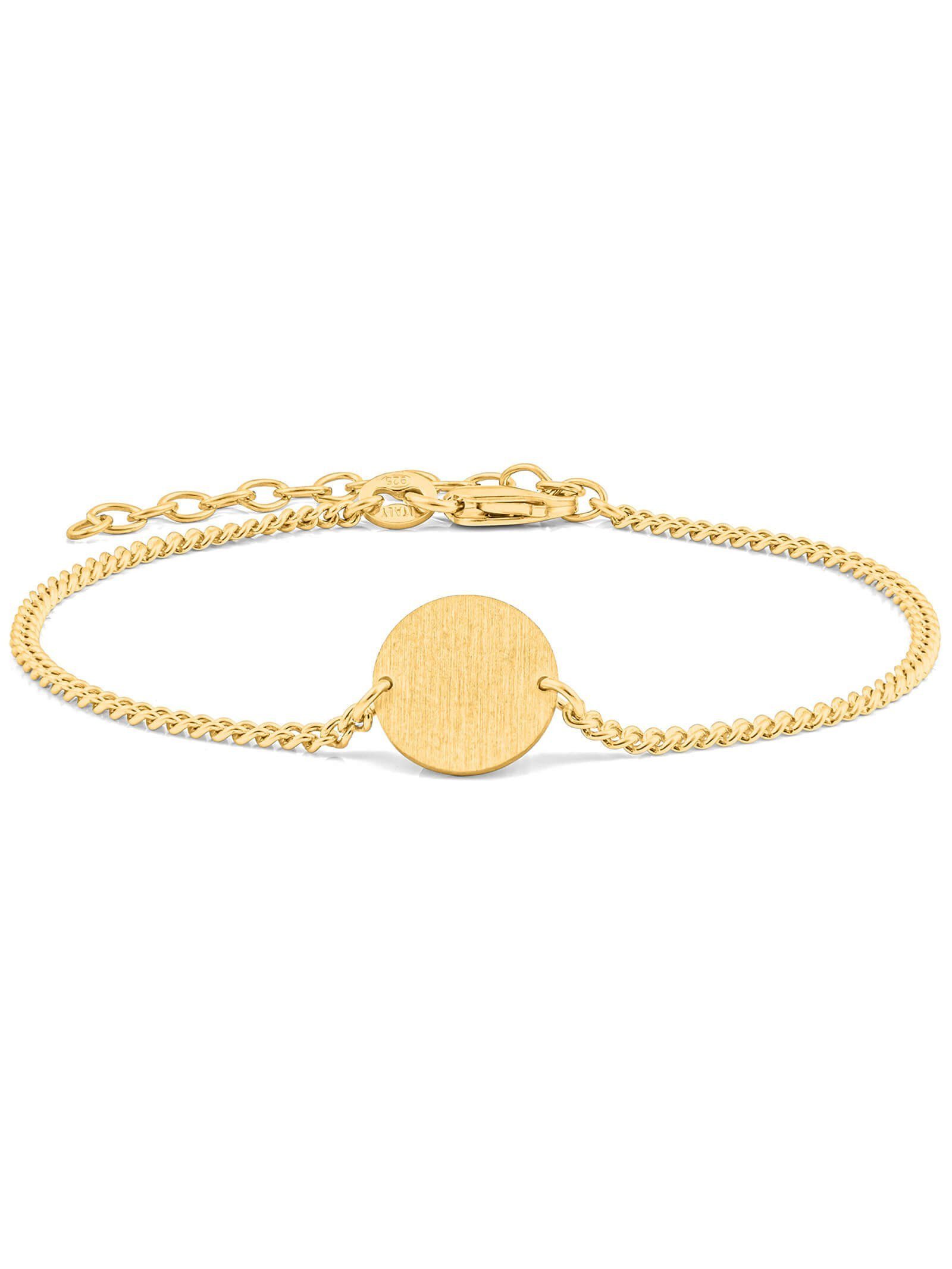 modabilé Armband CIRCLE Armkette, Armkettchen mit 1cm Anhänger 20cm - 24cm, günstig online kaufen
