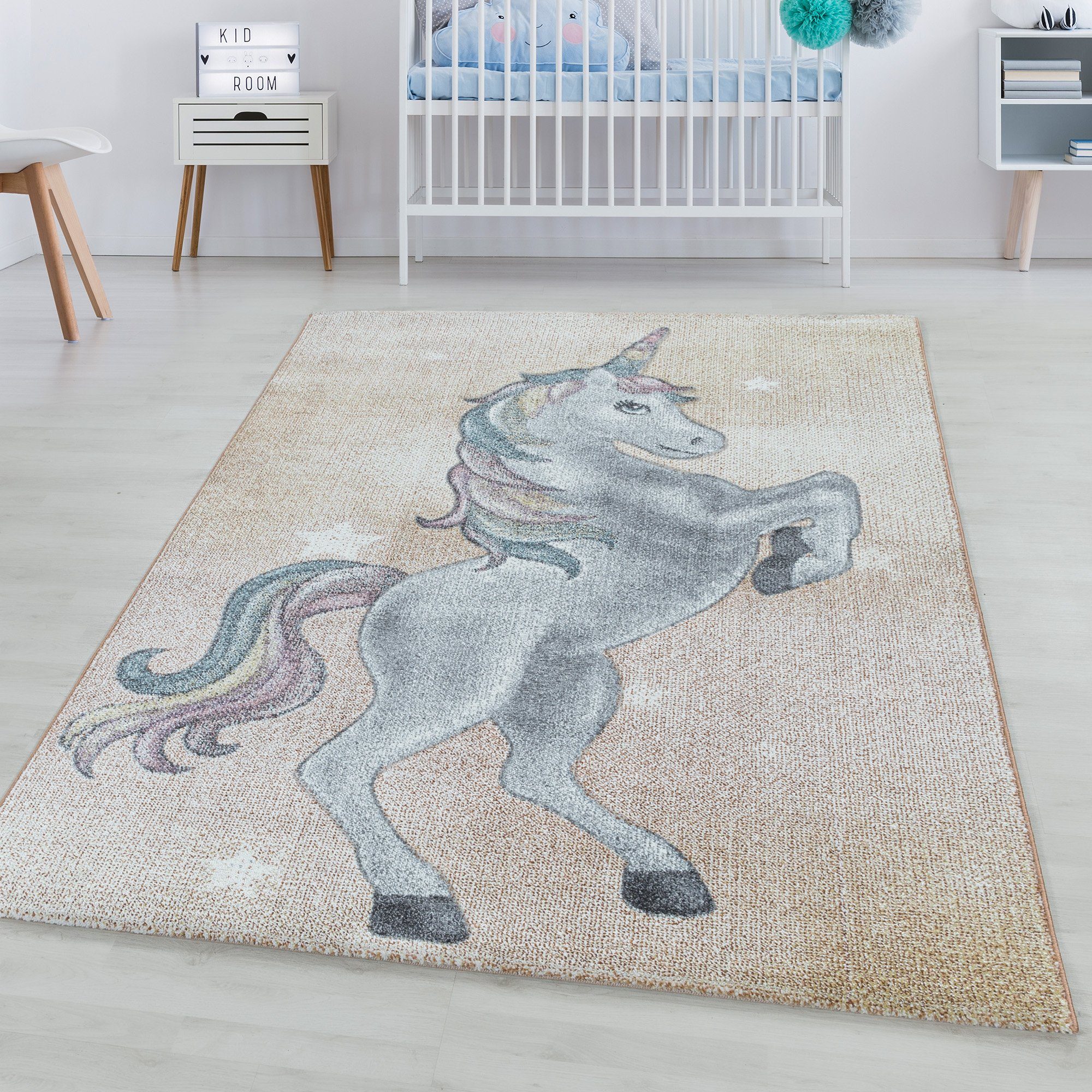 SIMPEX24 Teppich Einhorn Design, Rechteckig, Höhe: günstig online kaufen