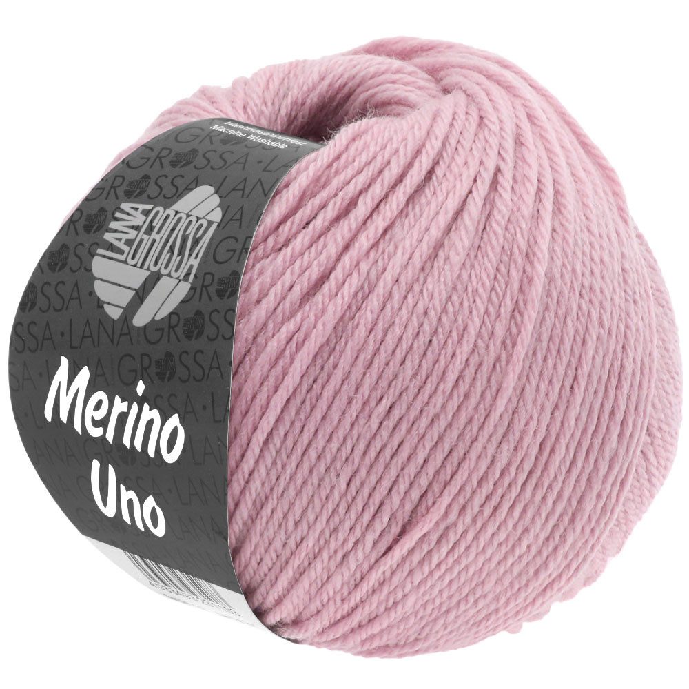 LANA GROSSA MERINO UNO Häkelwolle, 125 m (Extrafeine Merinowolle mit Superwash-Ausrüstung), 50 g