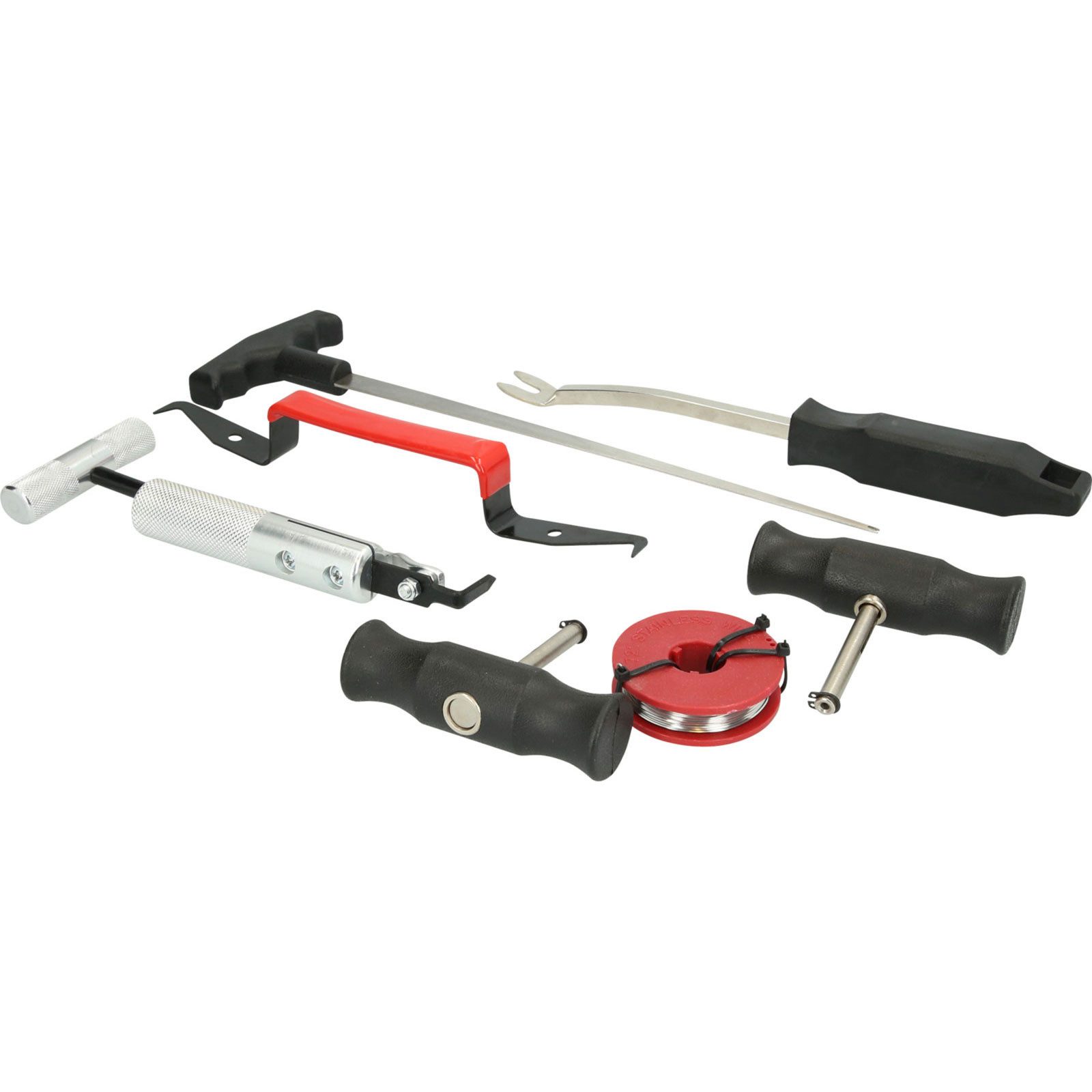 Montagewerkzeug BRILLIANT TOOLS Windschutzscheiben-Ausbau-Satz 7tlg. - BT681100
