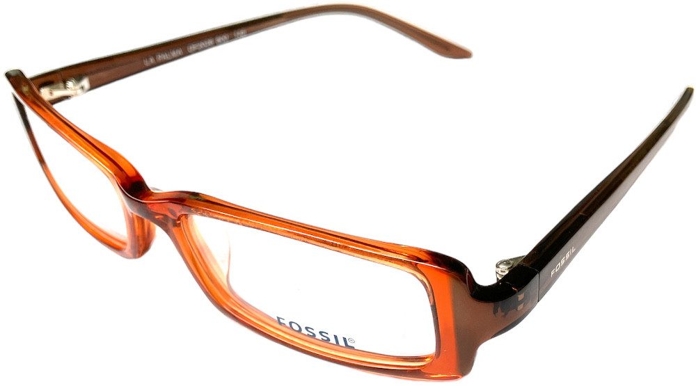 Fossil Очкиgestell Korrektionsfassung Brille Kunststoff Orange 49/15/135 - OF2026800, Kunststoff
