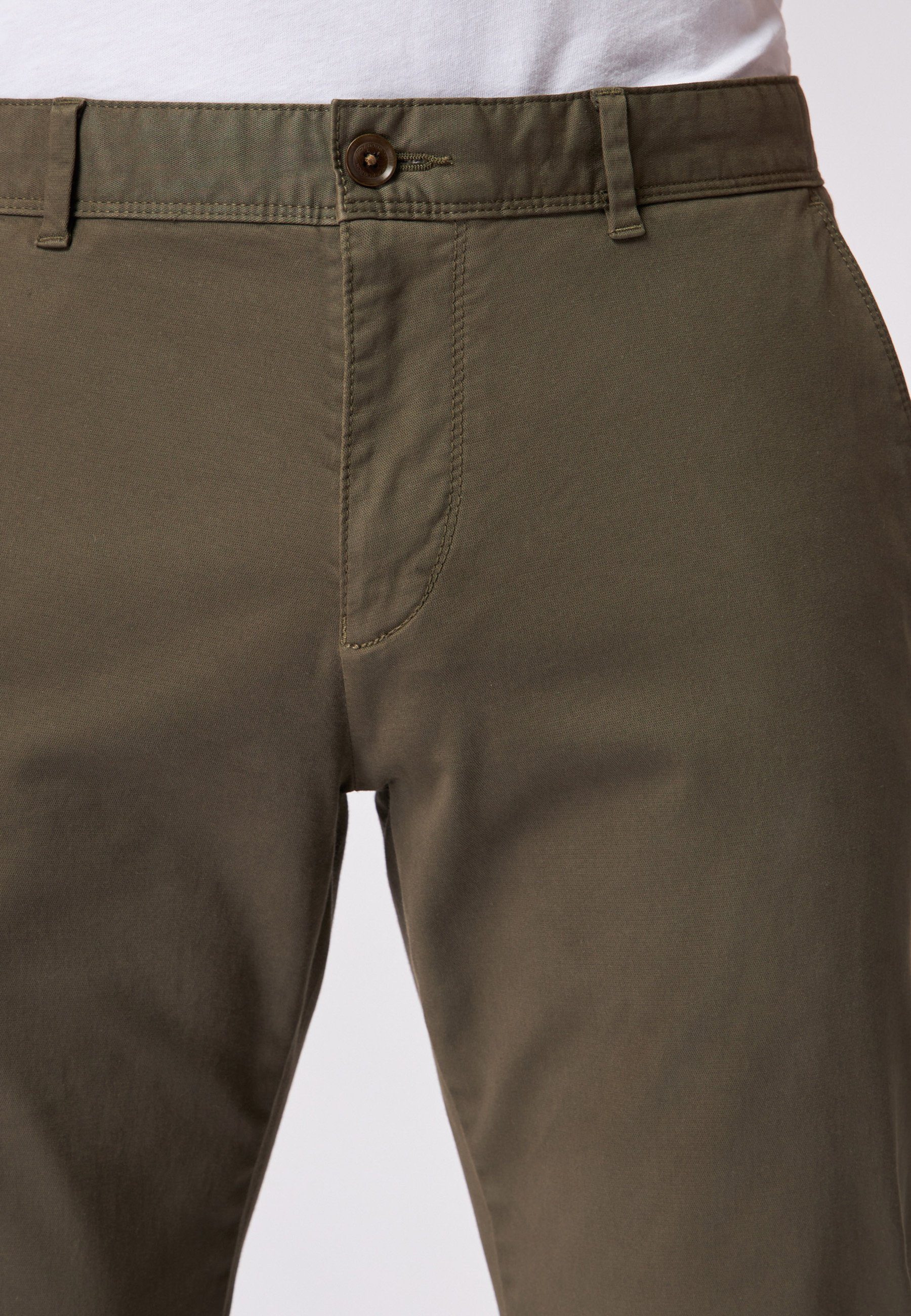 Roy im Slim mit Robson Fit Chinohose Reißverschluss Chino green