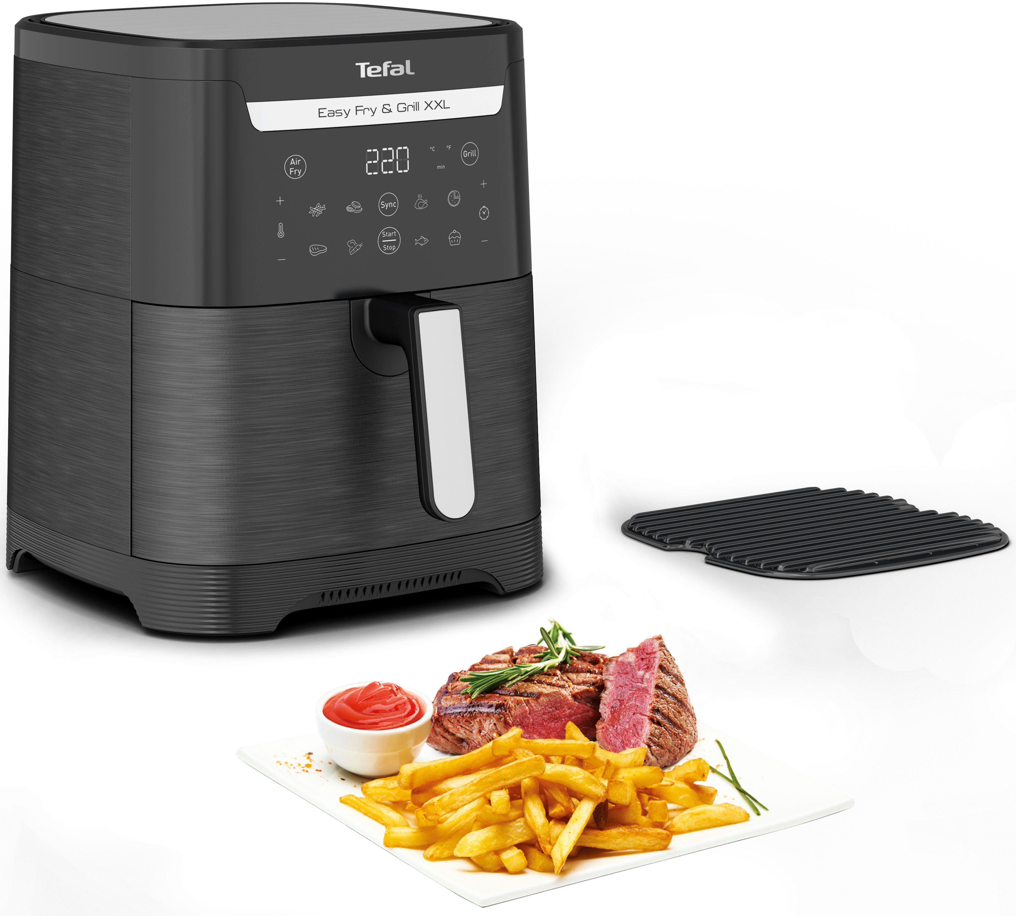 Heißluftfritteuse EY8018 Easy Fry & Grill XXL, 2-in-1