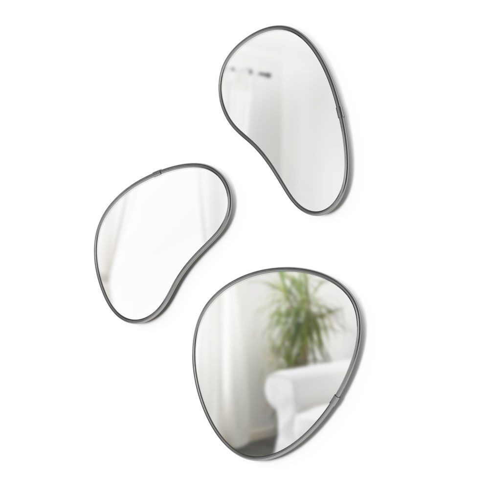 Umbra Wandspiegel Hubba Pebble, Wandspiegel Set, günstig online kaufen